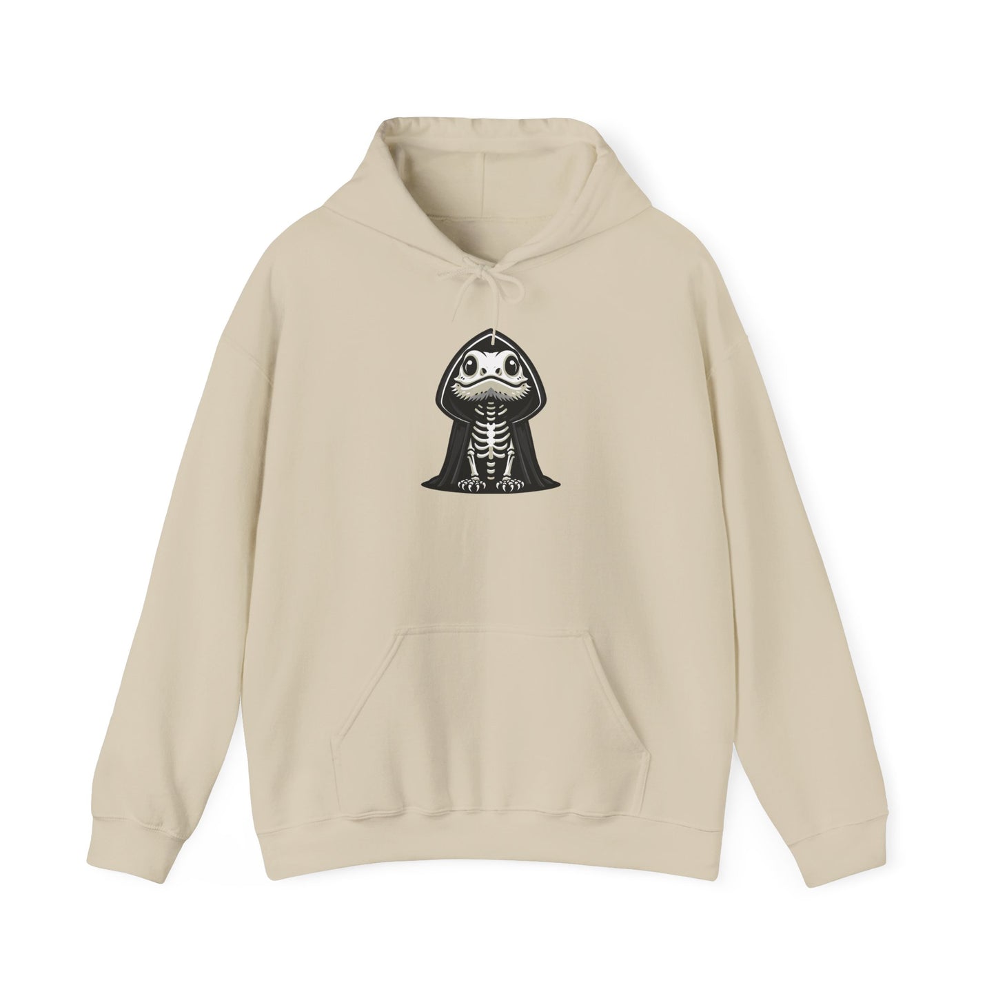 The Reaper Beardie Unisex Hooded Sweatshirt | Bearded Dragon Hoodie