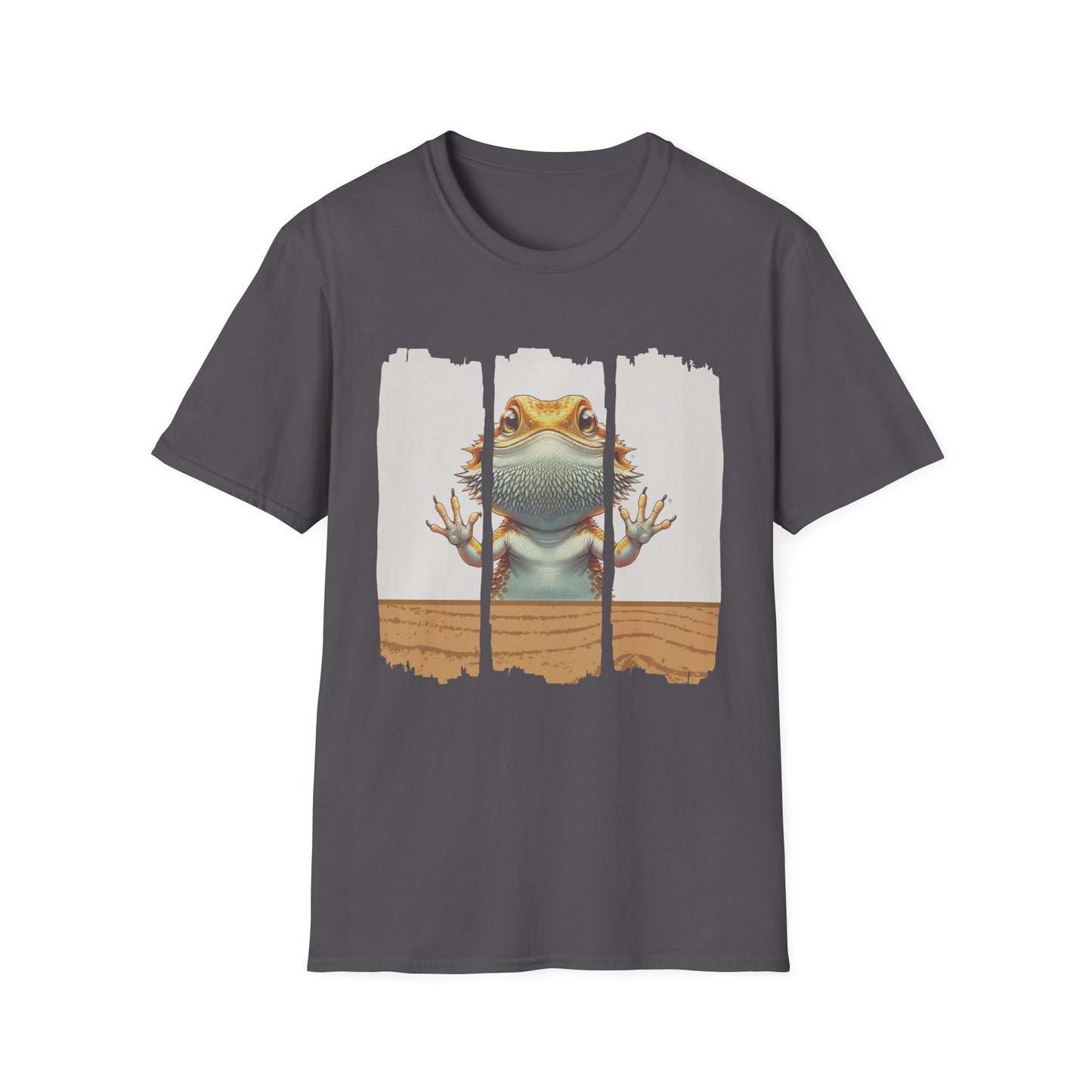 Glass Surfer Unisex Bearded Dragon T-Shirt | Pet Reptile Shirt | Gift for Beardie Keeper