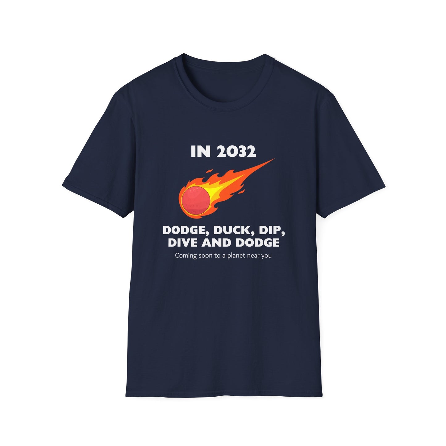 YR4 Asteroid T-Shirt – Dodgeball Funny Science Space Tee