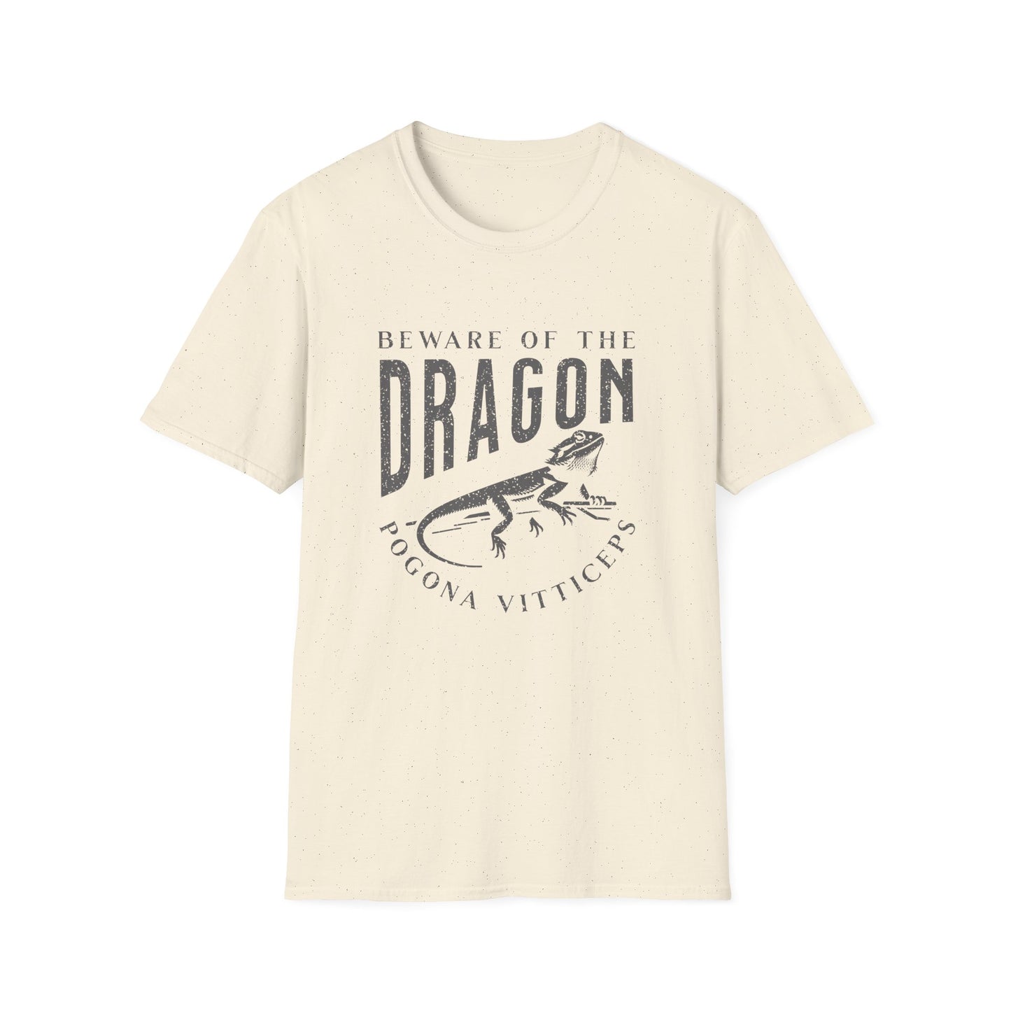 Beware of the Dragon | Bearded Dragon Unisex Softstyle T-Shirt