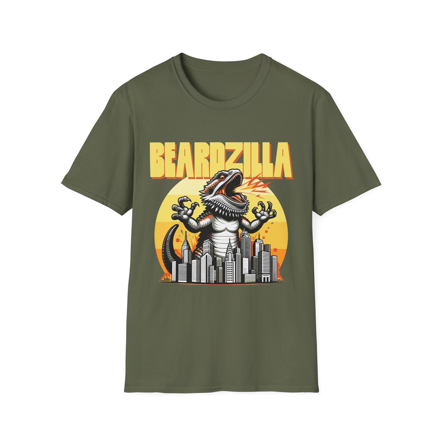 Beardzilla | Bearded Dragon Unisex Softstyle T-Shirt