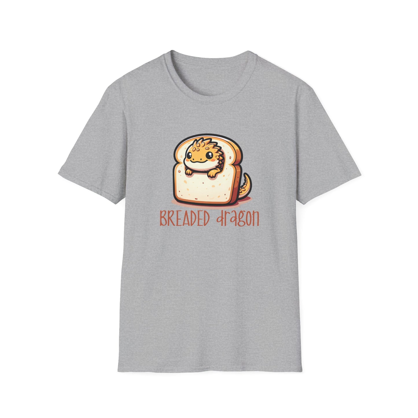 Breaded Dragon Funny Lizard Unisex Softstyle T-Shirt