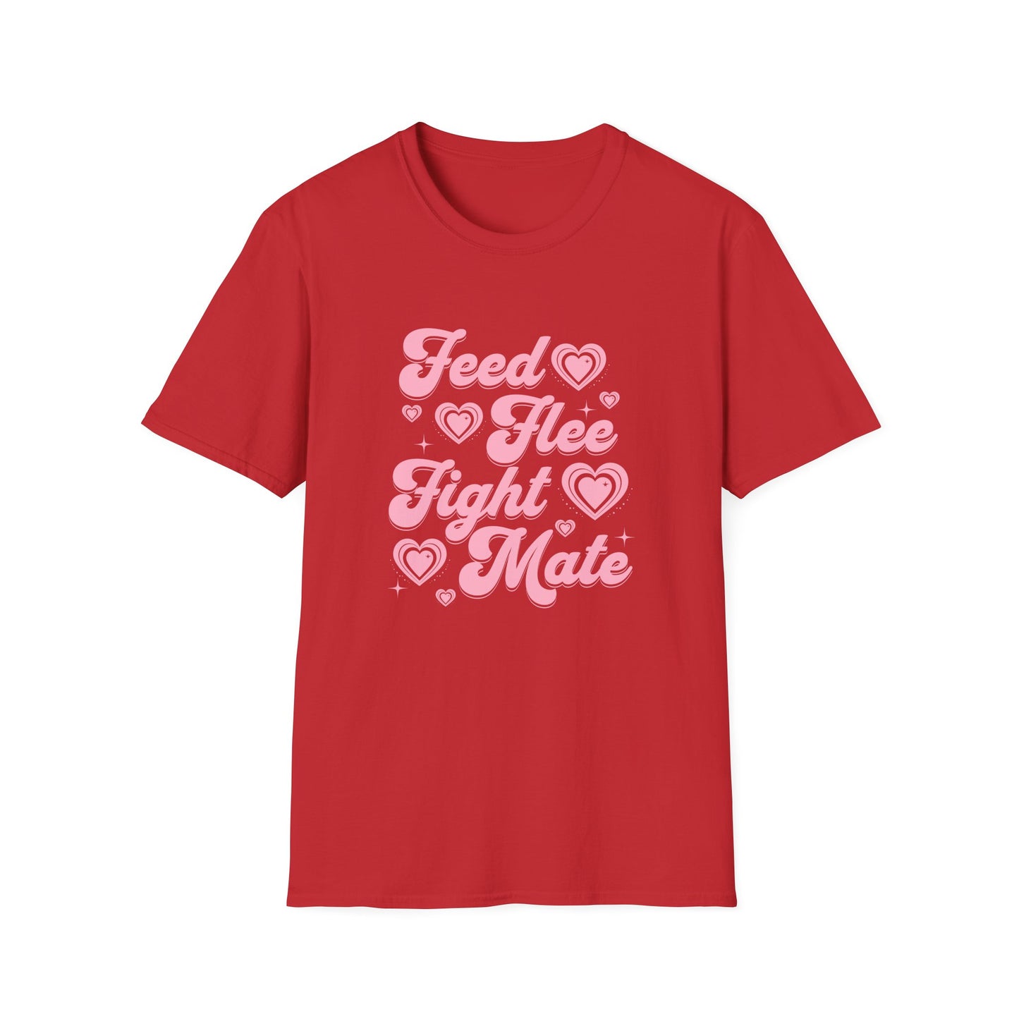 4 F's of Biology Unisex Softstyle T-Shirt | Science lover gift tee | Funny Science Shirt