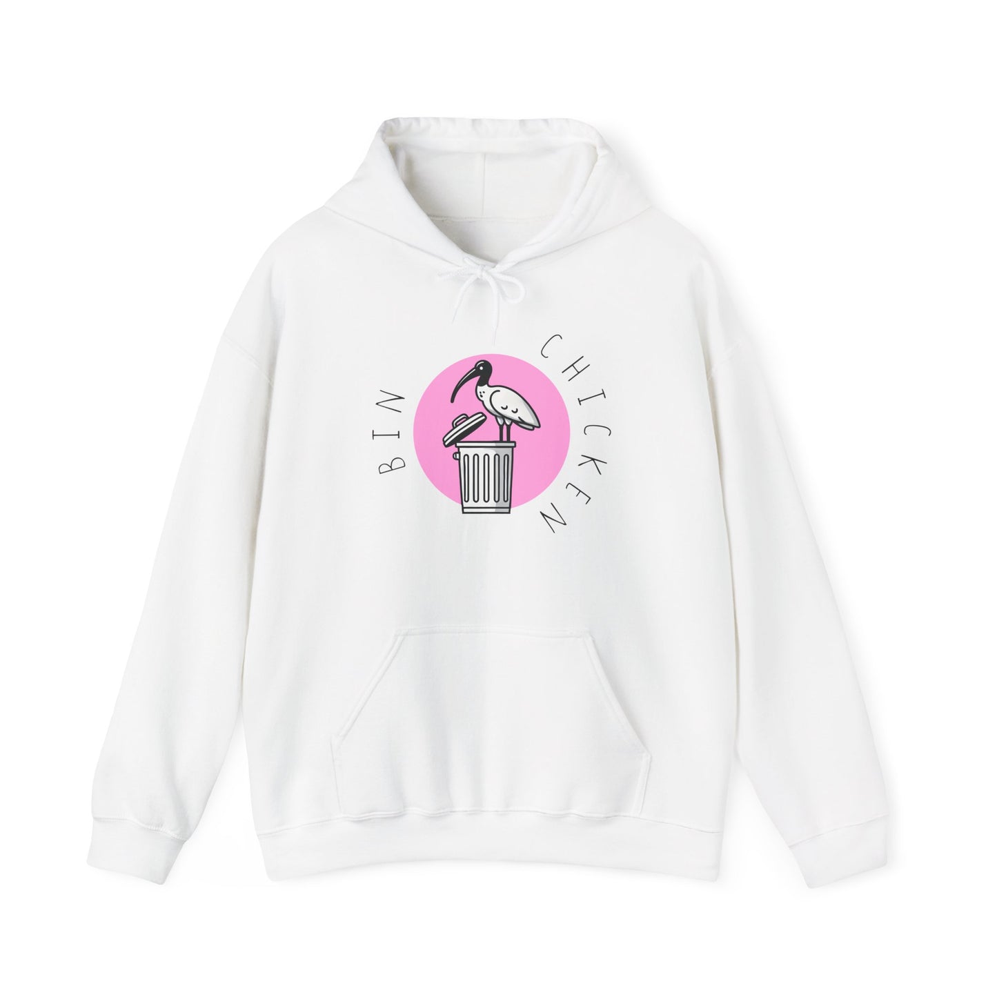 Bin Chicken Unisex Hooded Sweatshirt | Bird Lover's Hoodie | Birds of Australia