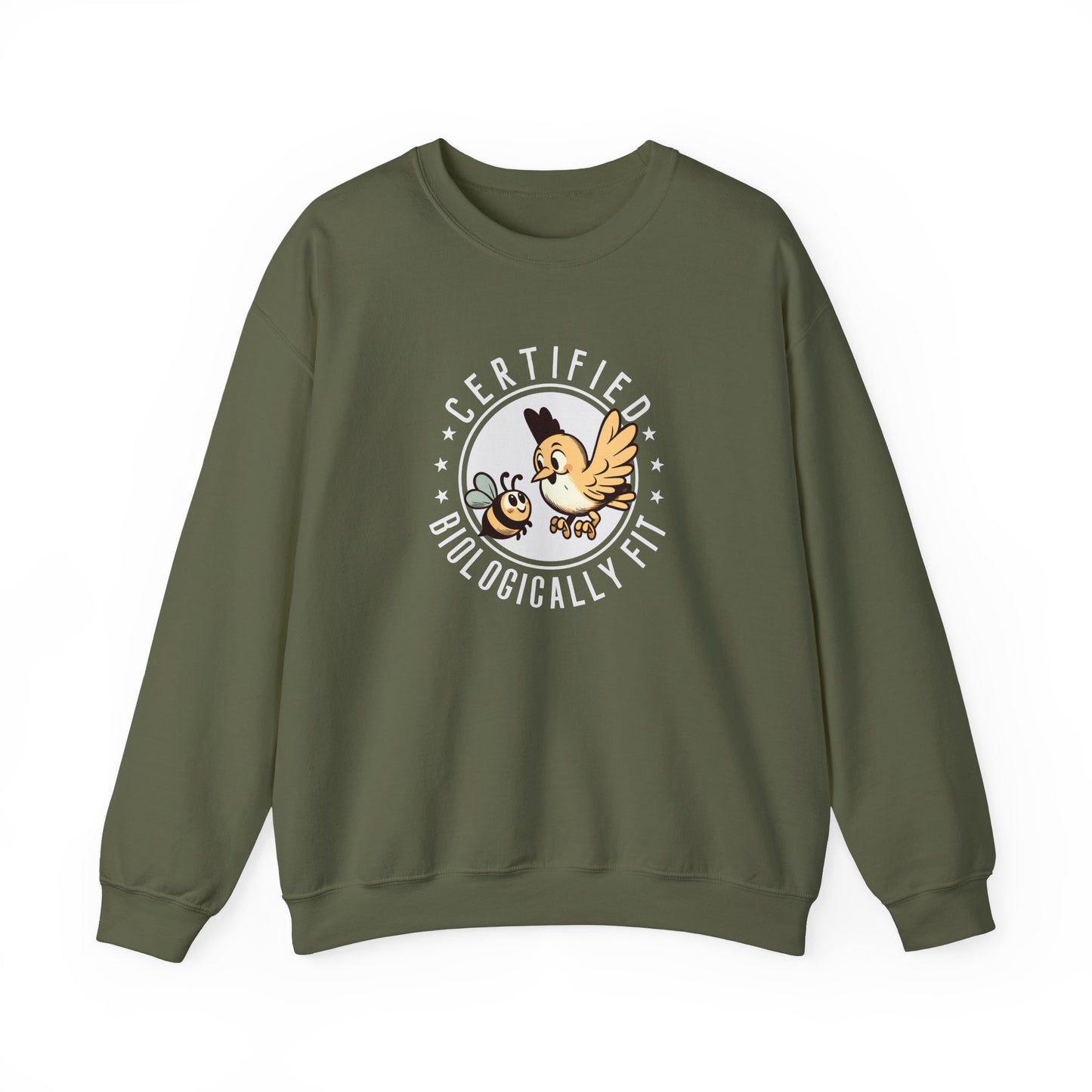 Biologically Fit Unisex Crewneck Sweatshirt, New Parents Gift, Mum and Dad Sweatshirt, Science Biology Gift, Mother's Day, Father's Day