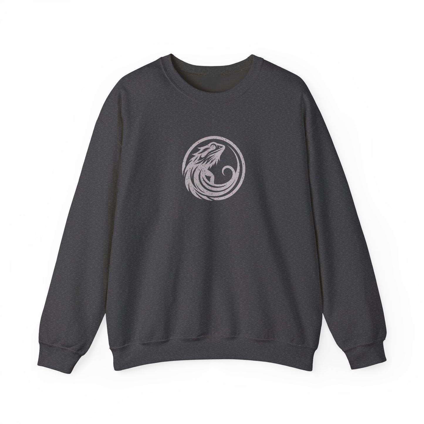 Beware of the Dragon | Bearded Dragon Unisex Crewneck Sweatshirt | Reptile Jumper