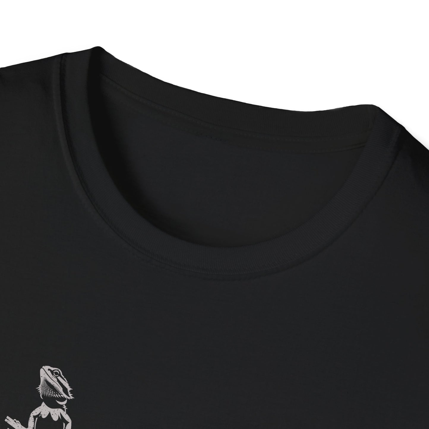 Beware of the Dragon Back | Bearded Dragon Unisex Softstyle T-Shirt | Reptile Tee