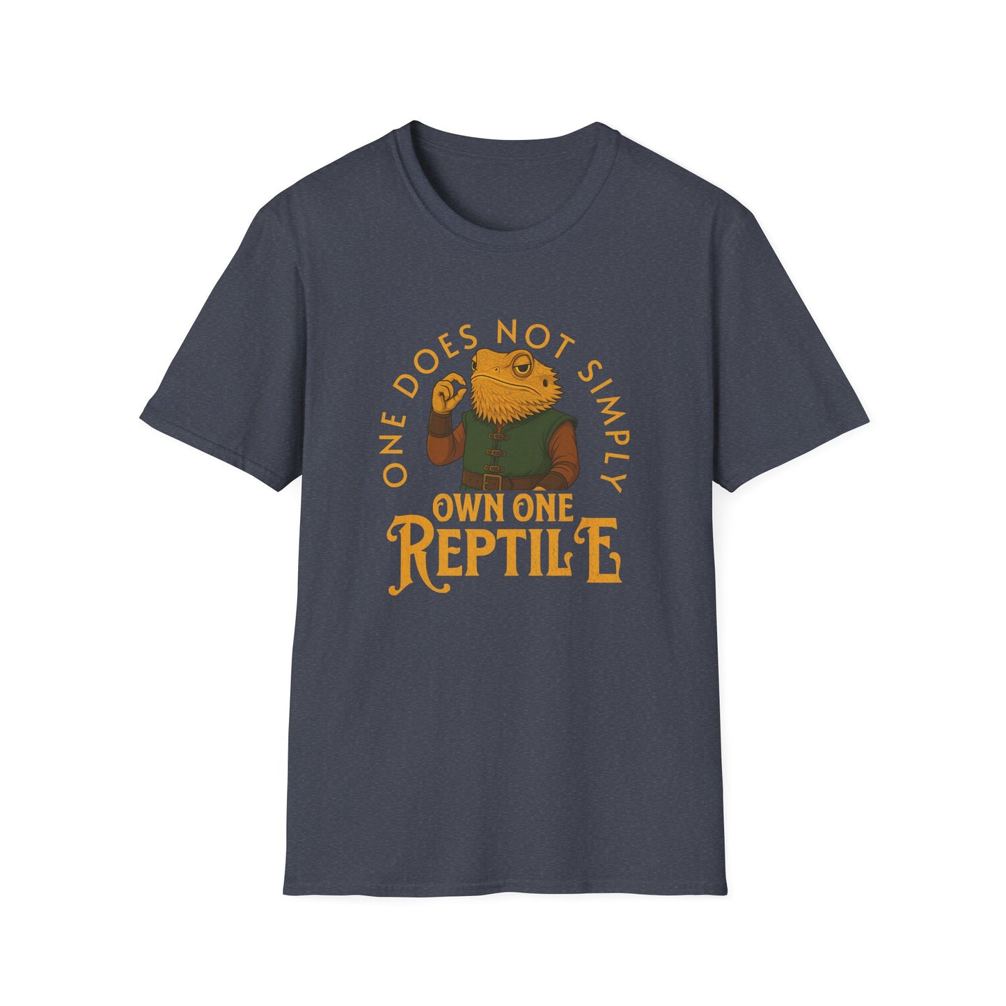 One Does Not Simply Own One Reptile T-Shirt – Funny Reptile Lover, Lizard, Snake & Herpetology Gift Tee