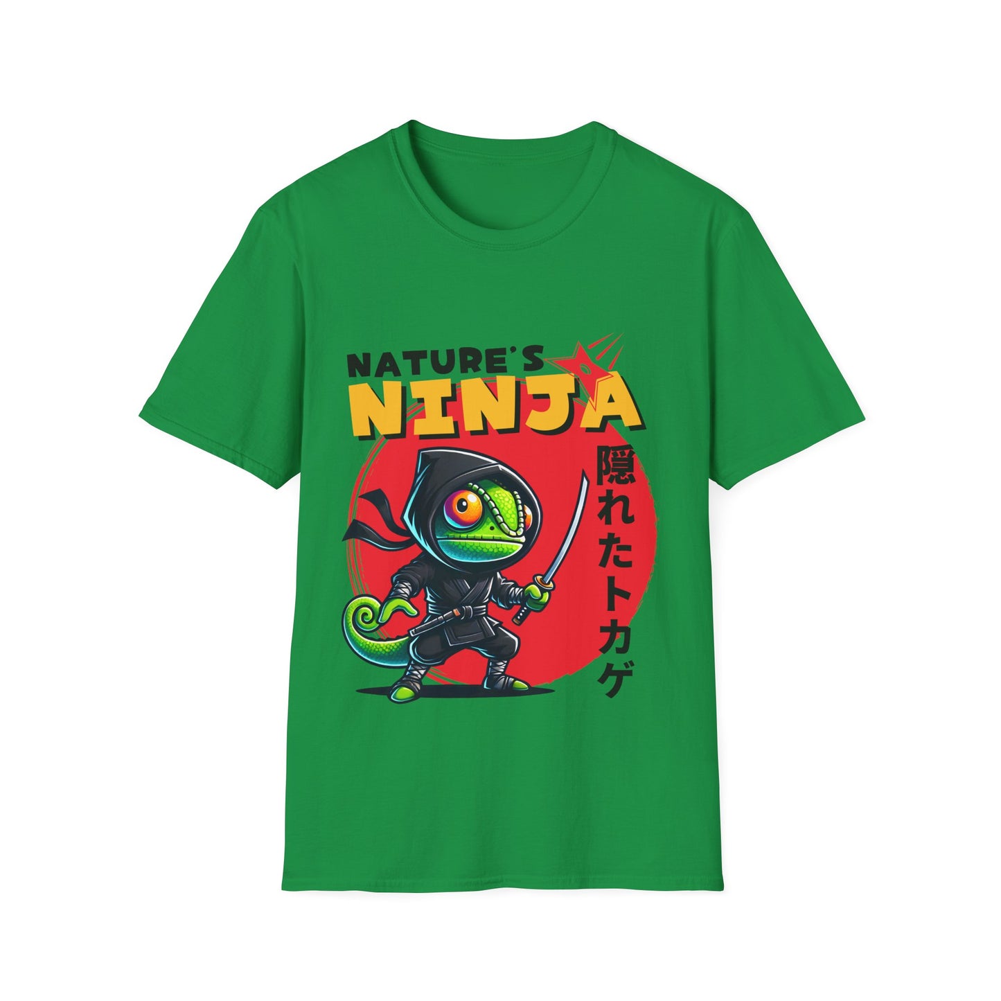 Nature's Ninja Chameleon Tee | Unisex Softstyle T-Shirt