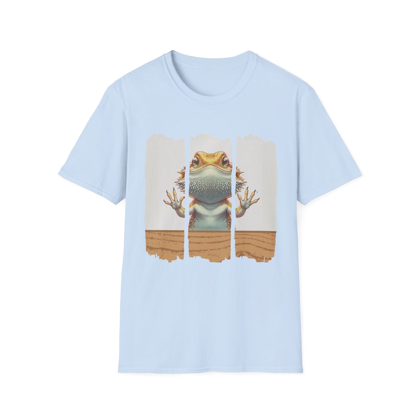 Glass Surfer Unisex Bearded Dragon T-Shirt | Pet Reptile Shirt | Gift for Beardie Keeper