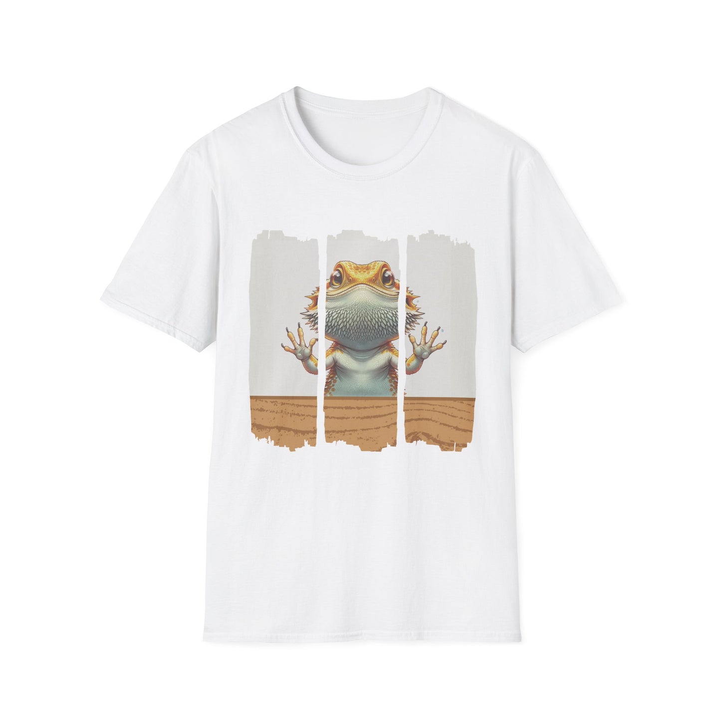 Glass Surfer Unisex Bearded Dragon T-Shirt | Pet Reptile Shirt | Gift for Beardie Keeper
