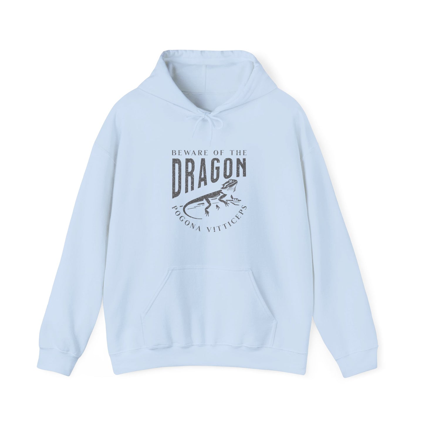 Beware of the Dragon | Bearded Dragon Hooded Sweatshirt | Reptile Hoodie