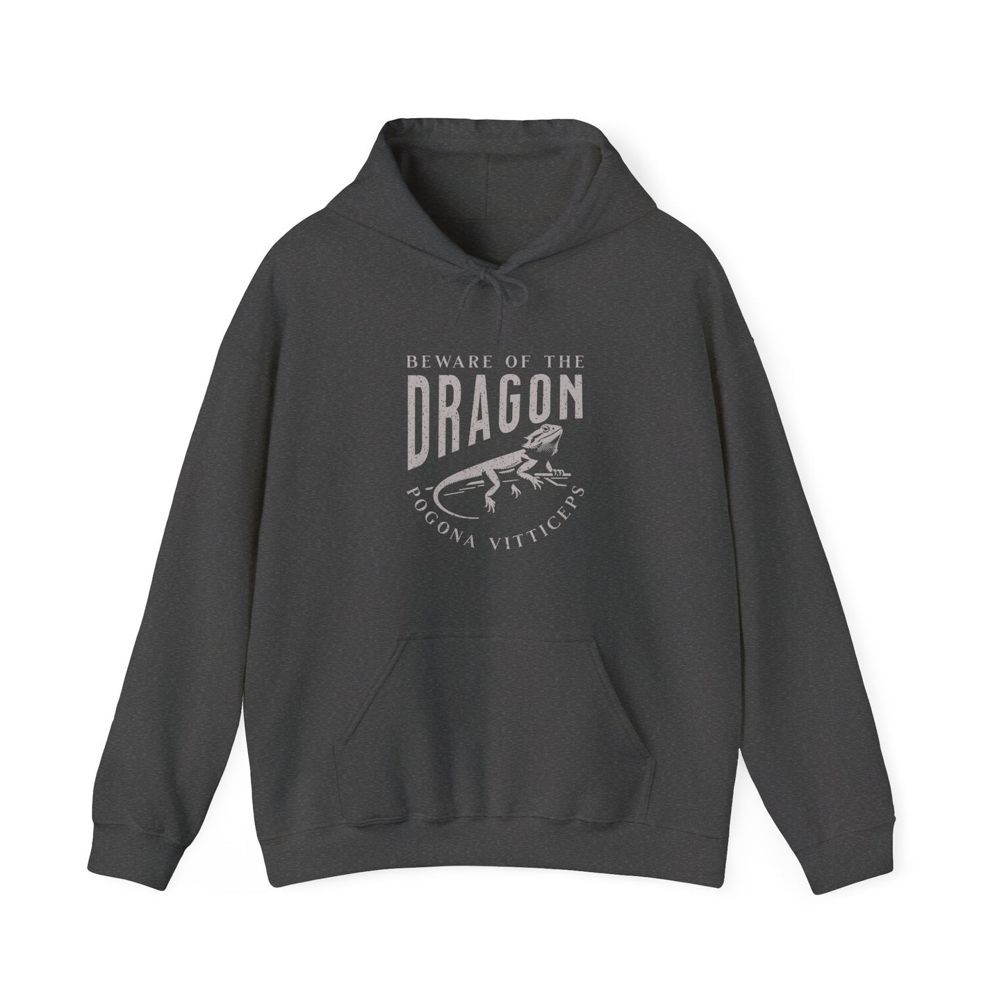 Beware of the Dragon | Bearded Dragon Hooded Sweatshirt | Reptile Hoodie