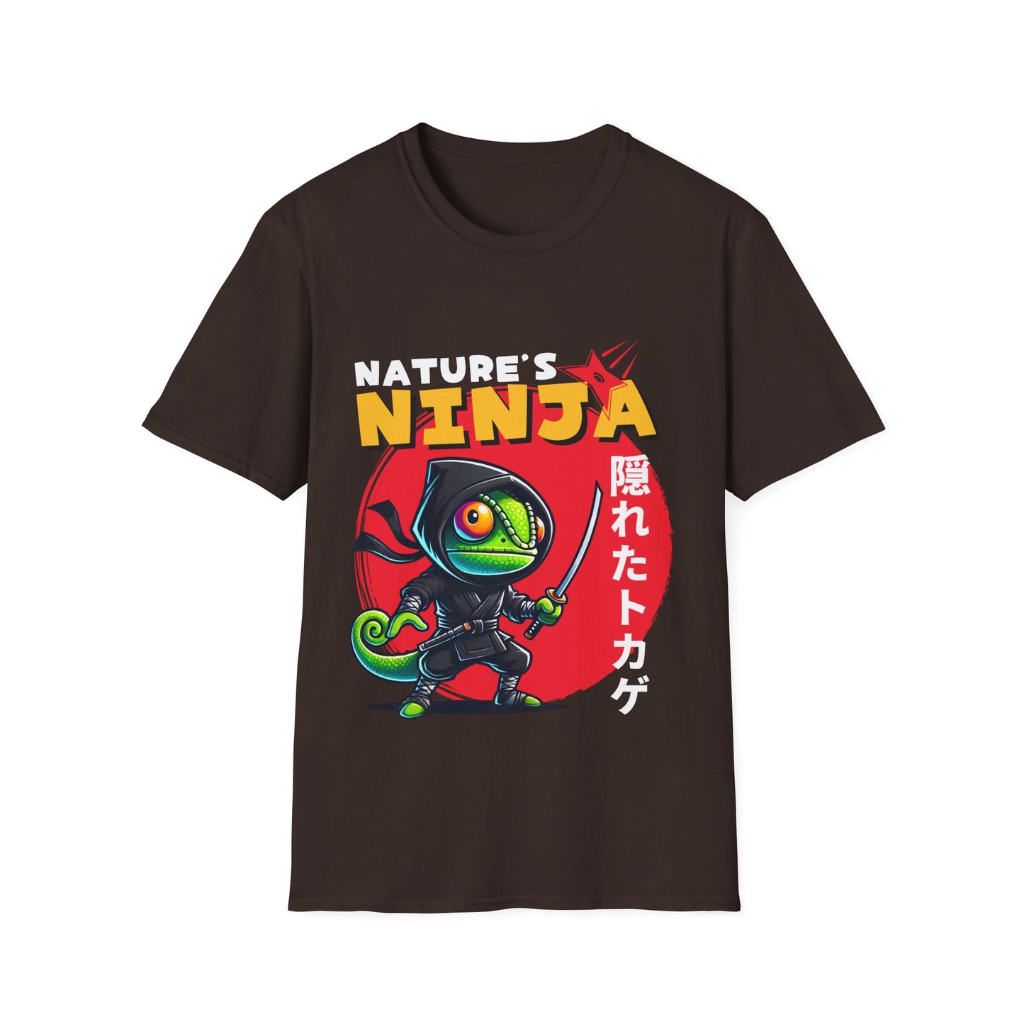 Nature's Ninja Chameleon Tee | Unisex Softstyle T-Shirt