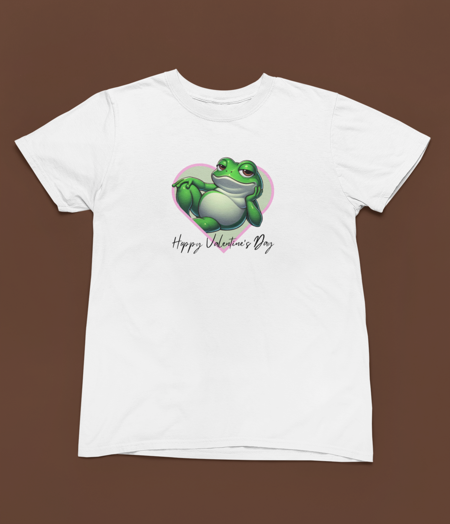Hoppy Valentine's Day Frog Unisex Softstyle T-Shirt, Frog lover gift, Pet valentine's shirt, reptile keeper, frog mama