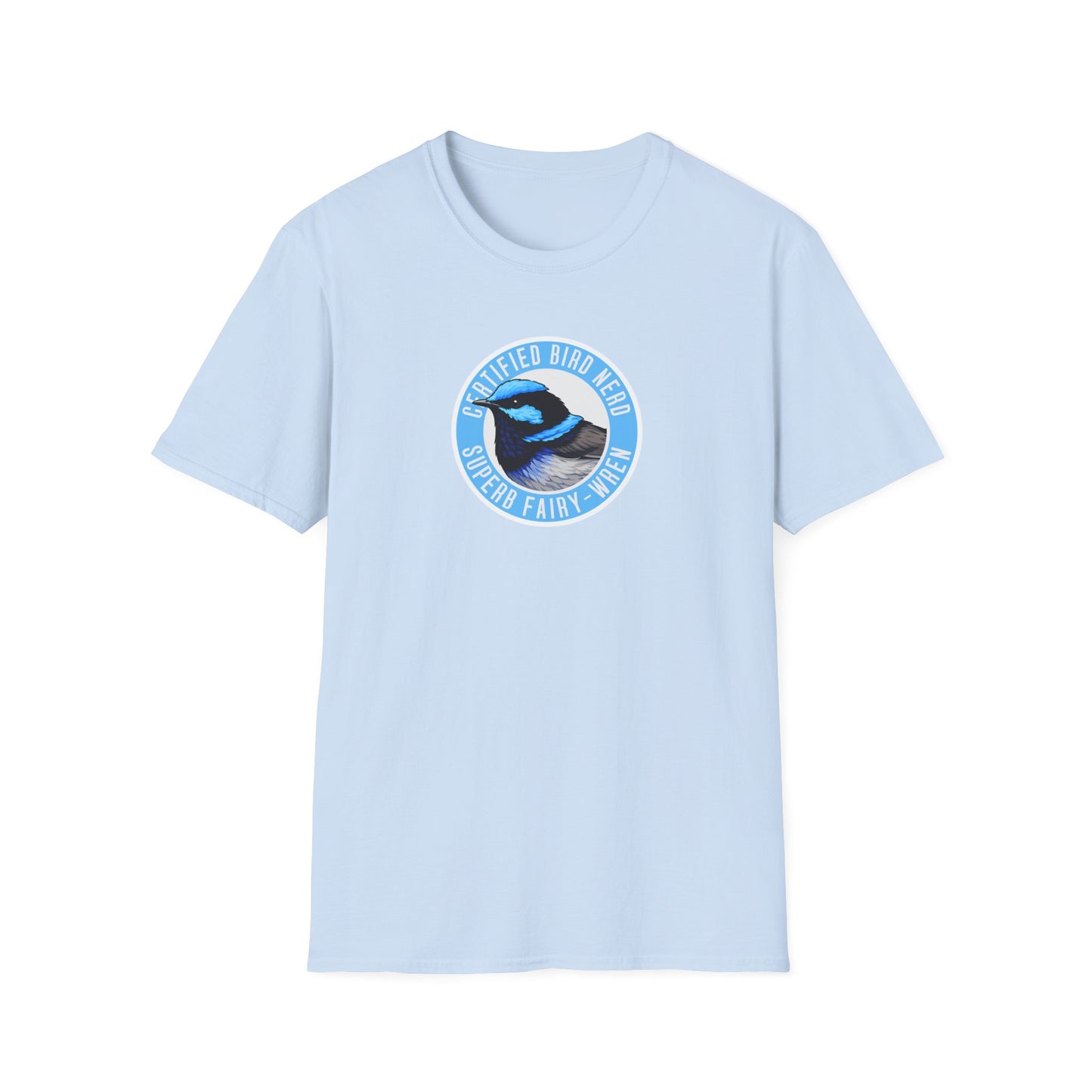 Superb Fairy Wren T-Shirt, Certified Bird Nerd Shirt, Australian Bird Tee, Birdwatching Gift, Wildlife Lover Tee, Blue Wren Shirt