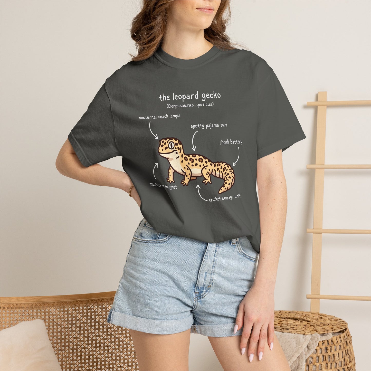 Anatomy of a Leopard Gecko Shirt, Comfort Colors Gecko Tee, Funny Reptile T Shirt, Leopard Gecko Gift, Herpetology Shirt, Lizard Lover Tee