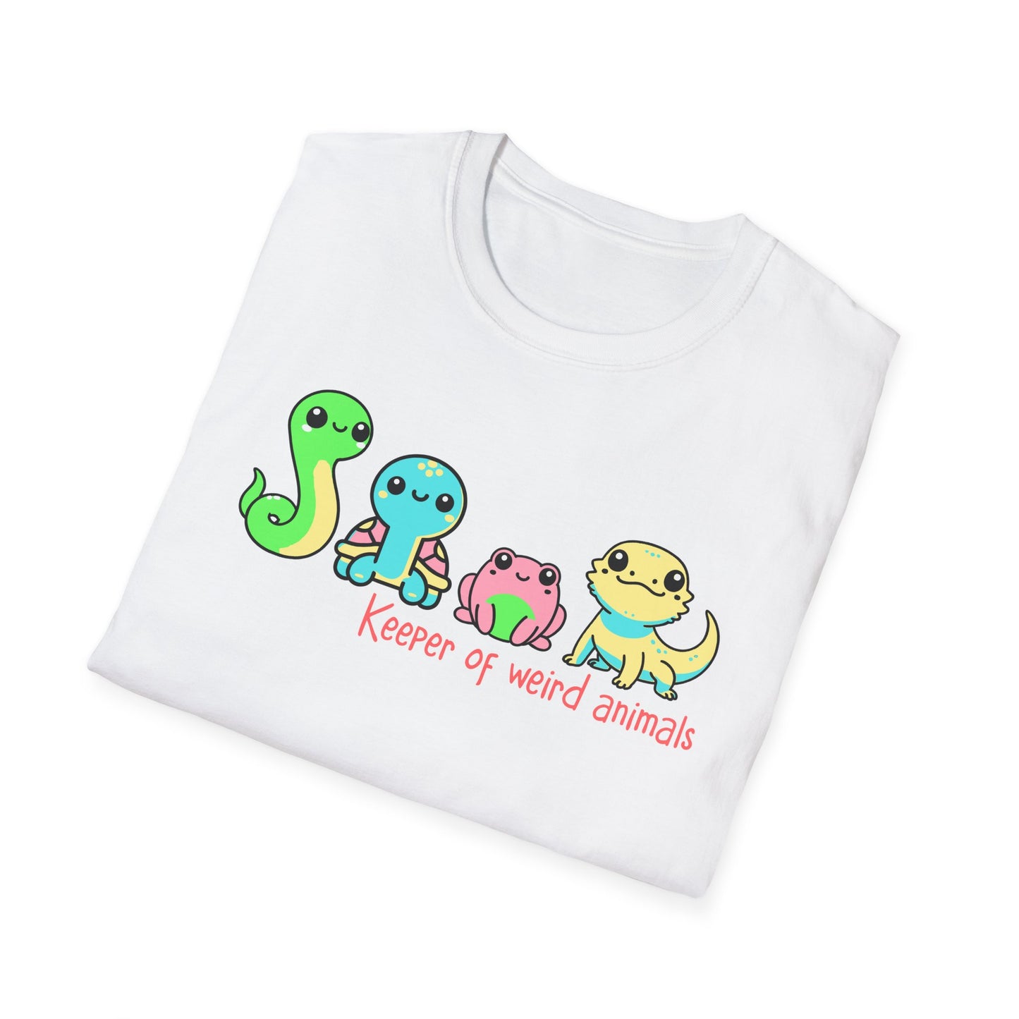 Keeper Of Weird Animals T-Shirt, Reptile Lover Shirt, Frog Snake Turtle Lizard Tee, Exotic Pet Owner Gift, Herpetology Shirt