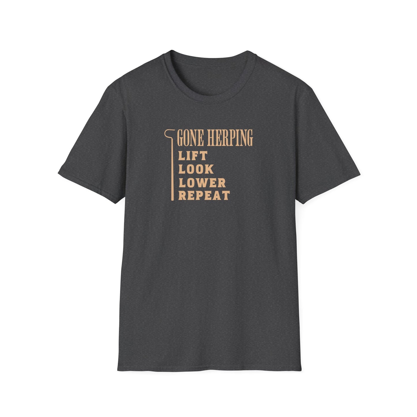 Gone Herping T-Shirt, Lift Look Lower Repeat Shirt, Reptile Lover Tee, Field Herping Gift, Snake Lover Shirt, Wildlife Graphic Tee