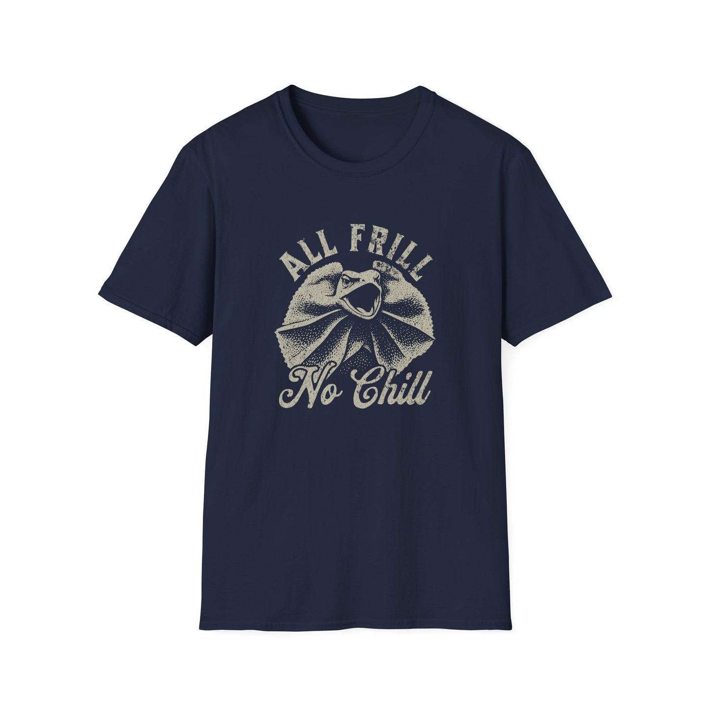 Frill-necked Lizard T-Shirt – All Frill, No Chill Funny Australian Wildlife Tee