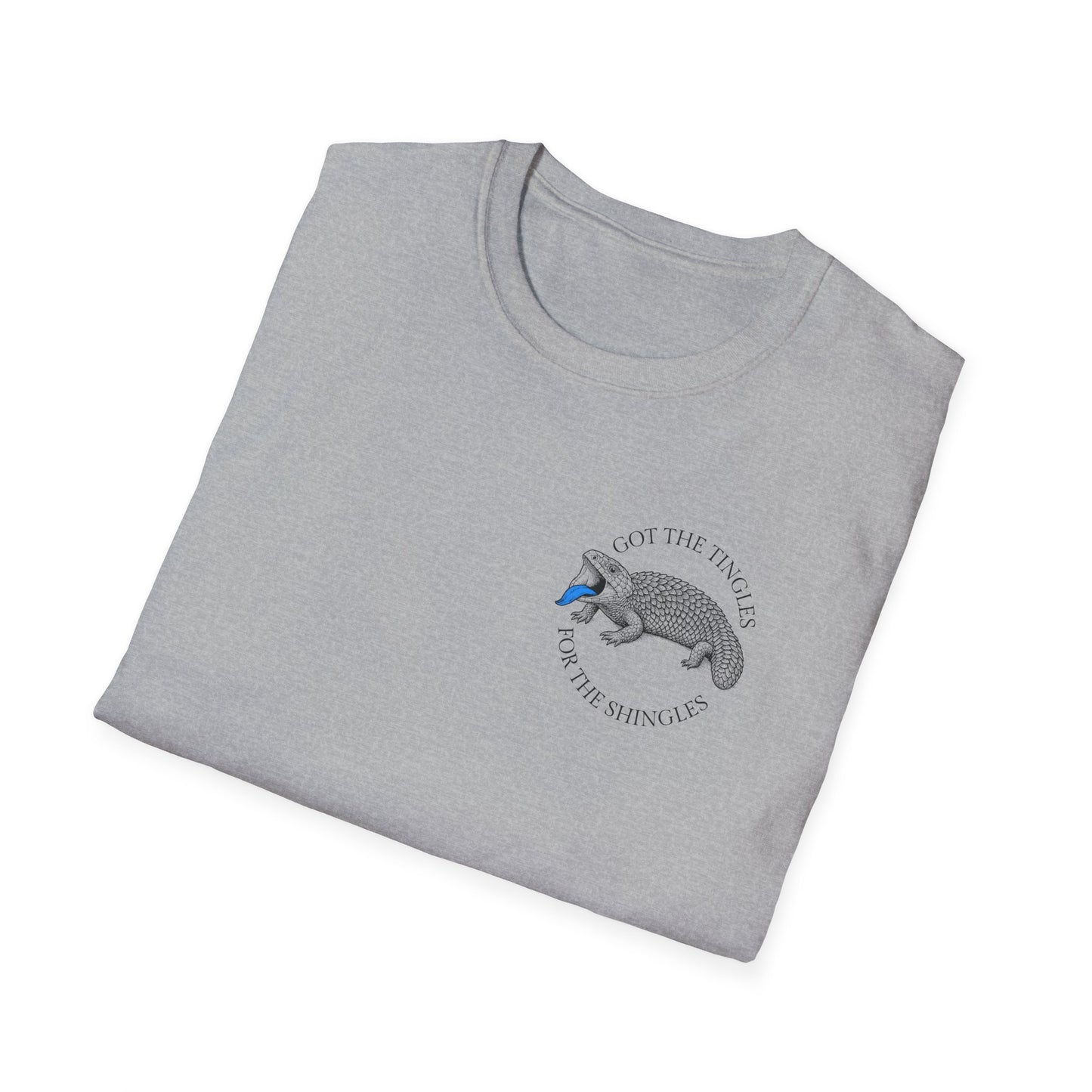 Shingleback Lizard T-Shirt Got the Tingles for the Shingles Funny Reptile Shirt, Blue Tongue Skink Tee, Aussie Lizard Gift