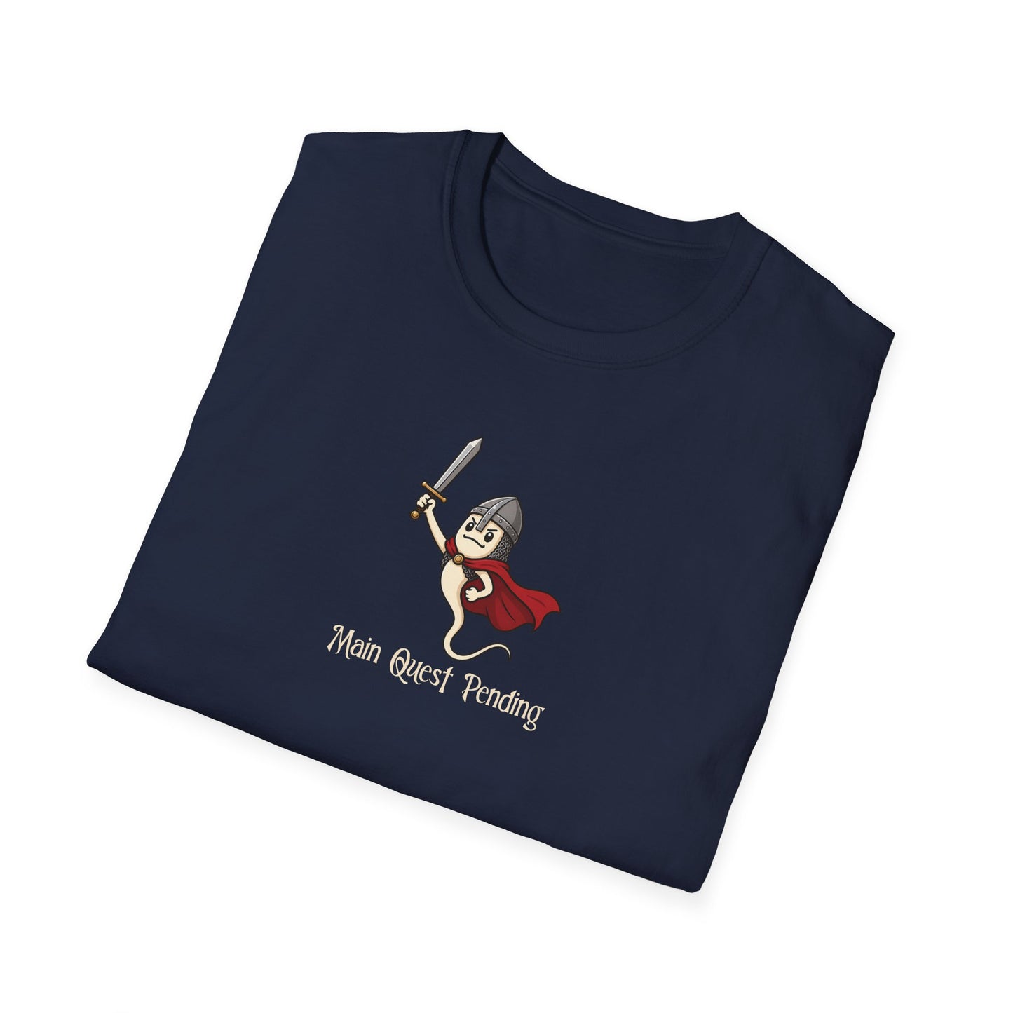 Funny Sperm T-Shirt Main Quest Pending, Father to Be Shirt, Dad Joke Shirt, Gamer Humor Tee, Biology Joke Shirt, New Dad Gift