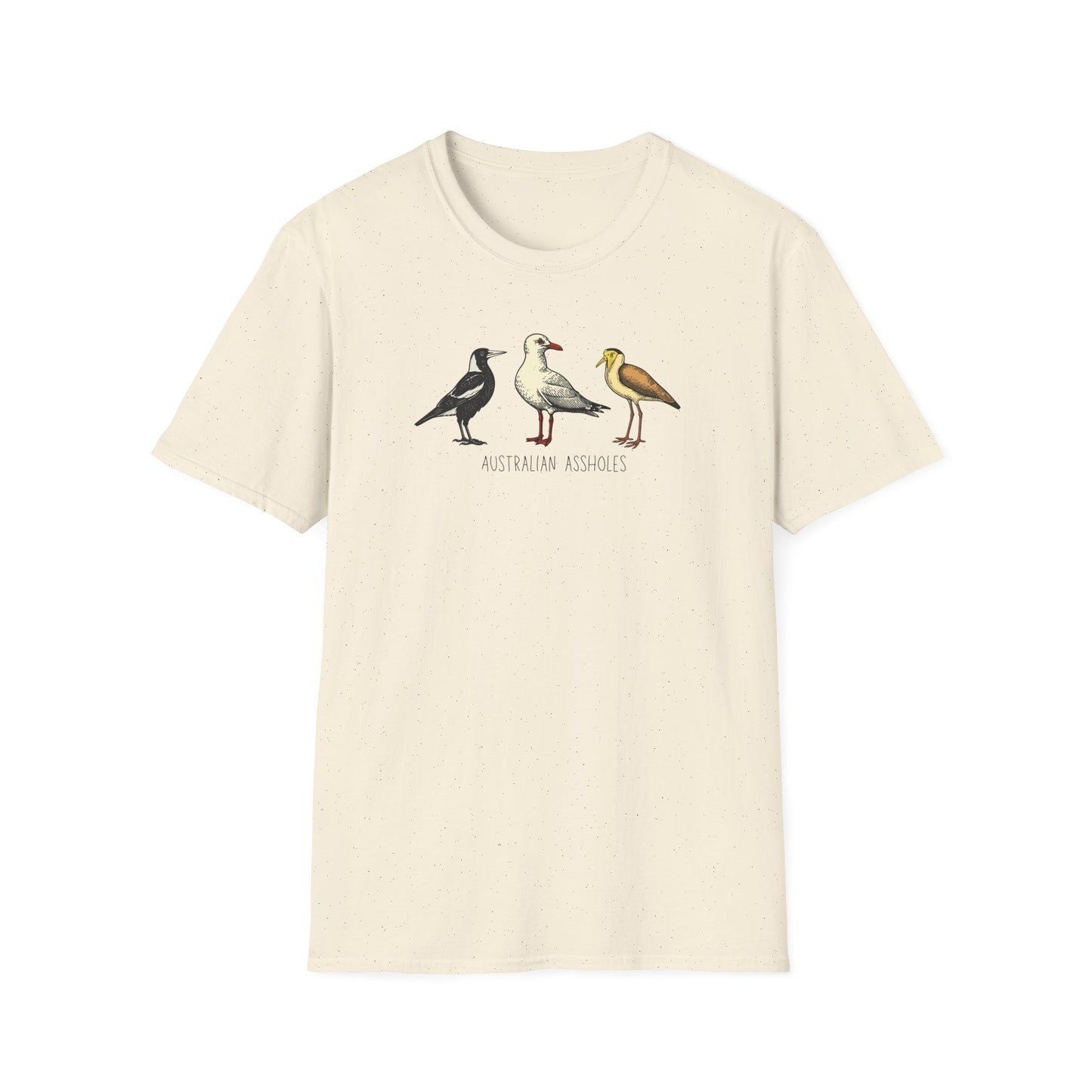 Australian Assholes Bird T-Shirt, Funny Australian Bird Shirt, Magpie Seagull Plover Tee, Aussie Bird Lover Gift, Chaos Bird Shirt