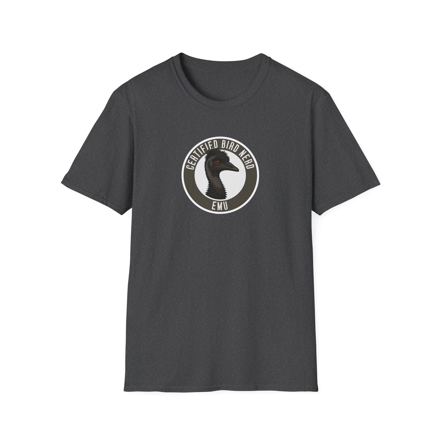 Emu T-Shirt, Certified Bird Nerd Shirt, Australian Bird Tee, Wildlife Lover Gift, Birdwatching Shirt, Aussie Animal Graphic Tee