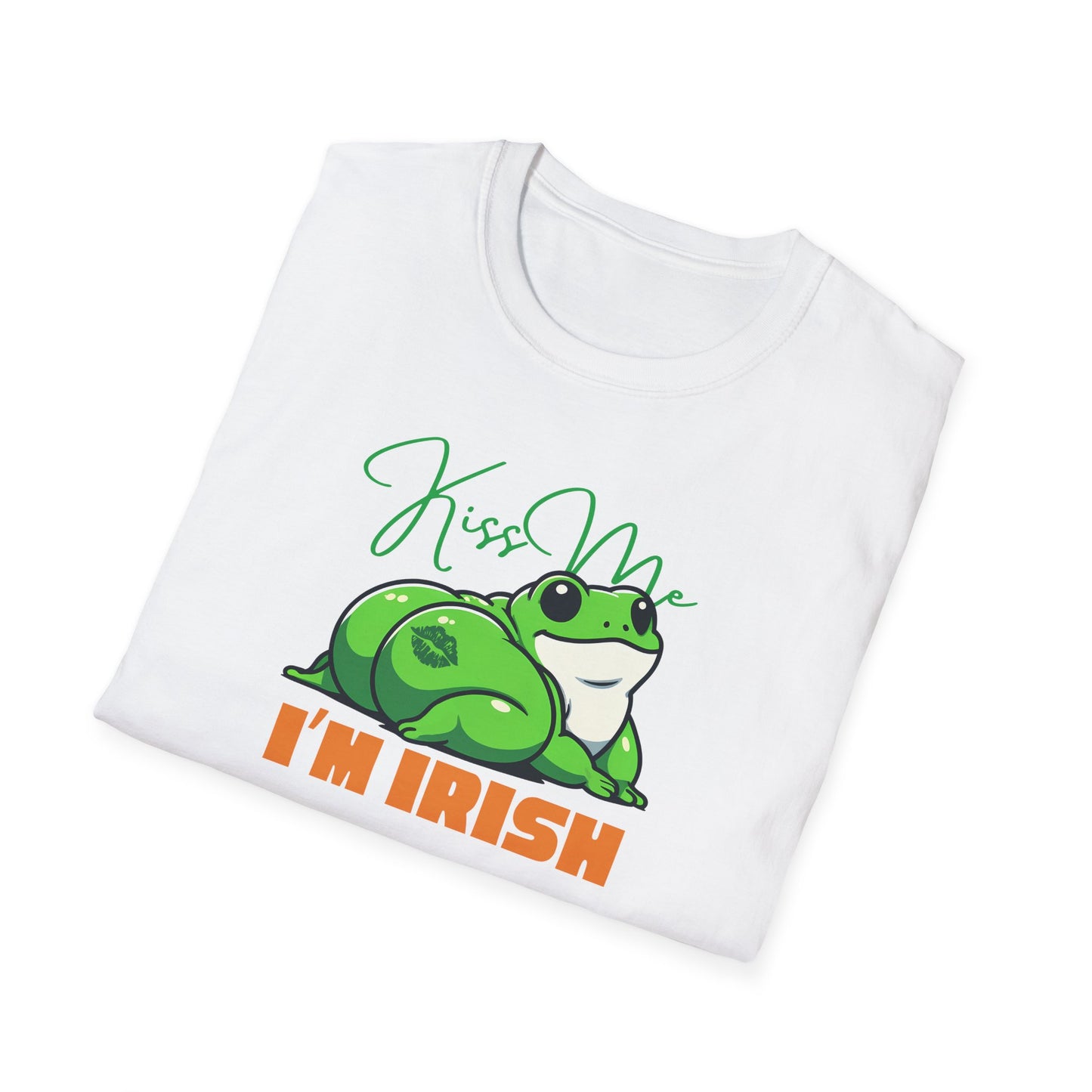 Frog St Patrick’s Day T-Shirt, Kiss Me I’m Irish Frog Shirt, Frog Lover Tee, Amphibian St Paddy’s Day Shirt, Irish Party Tee