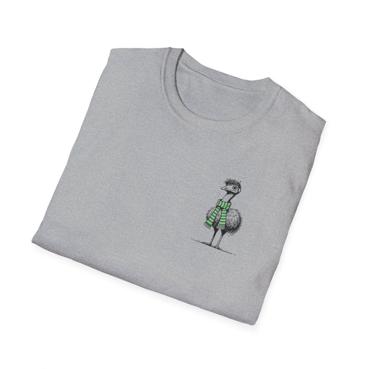 Whimsical Emu T-Shirt, Funny Emu Shirt, Aussie Bird Tee, Cute Emu Gift, Australian Wildlife Shirt, Quirky Animal Tee, Emu Lover Gift