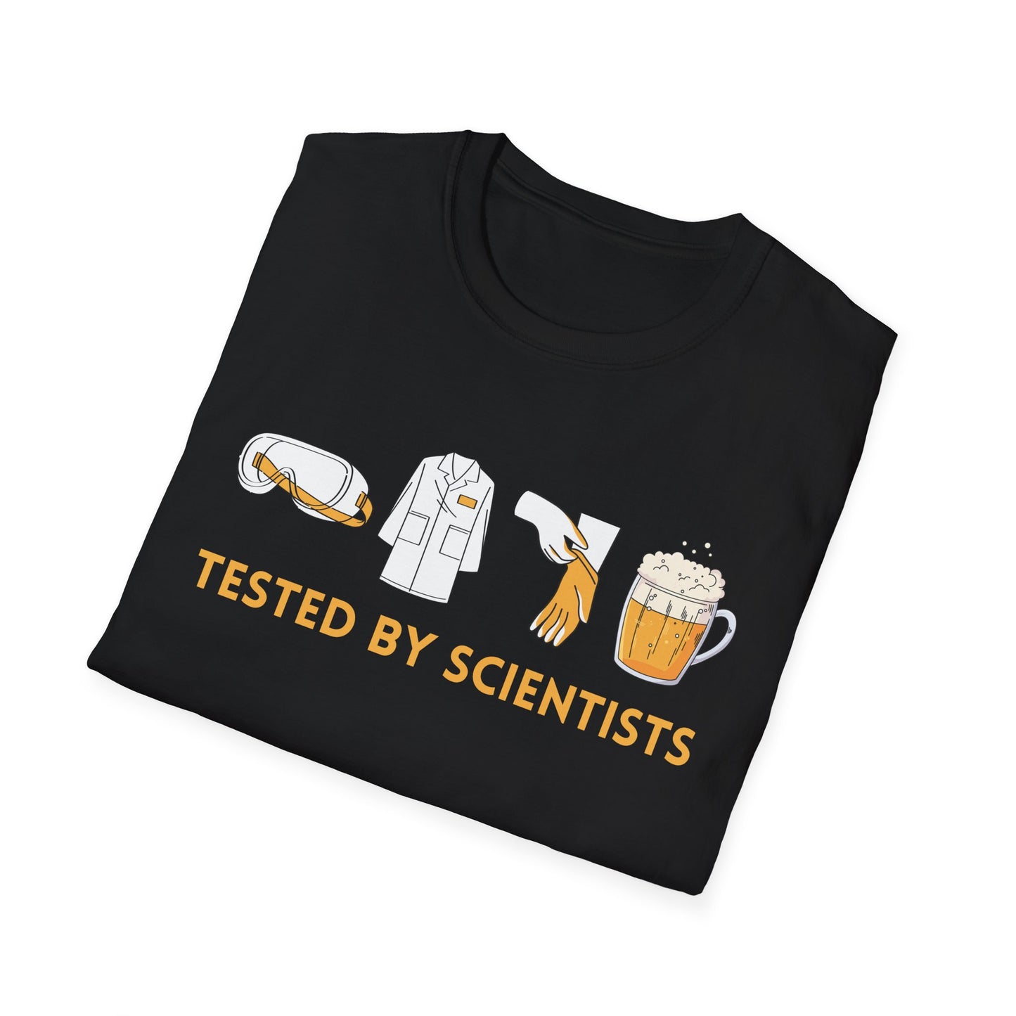Tested by Scientists T-Shirt – Beer Funny Science Drinking Tee