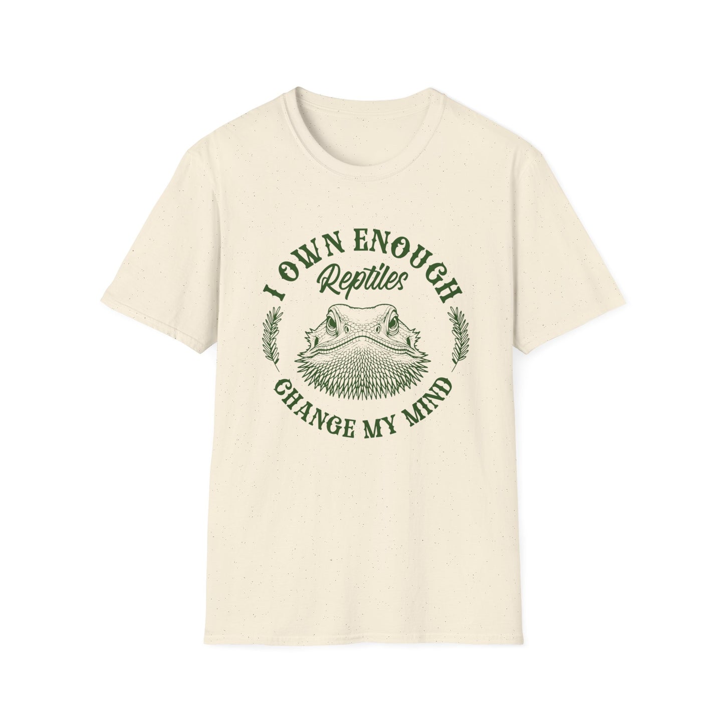 Reptile Addiction T-Shirt – I Own Enough Reptiles Change My Mind Funny Keeper Tee