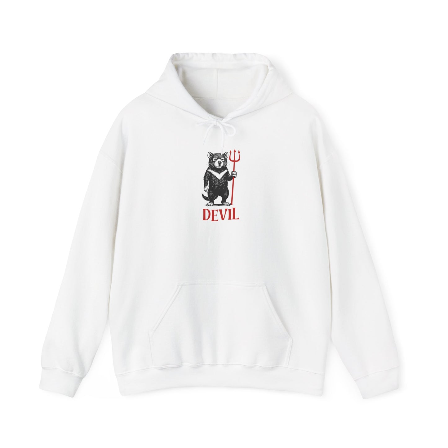 Tasmanian Devil Hoodie, Devil Hoodie, Funny Australian Animal Hoodie, Aussie Wildlife Hoodie, Gothic Animal Sweatshirt, Cryptid Style Hoodie, Tasmania Gift