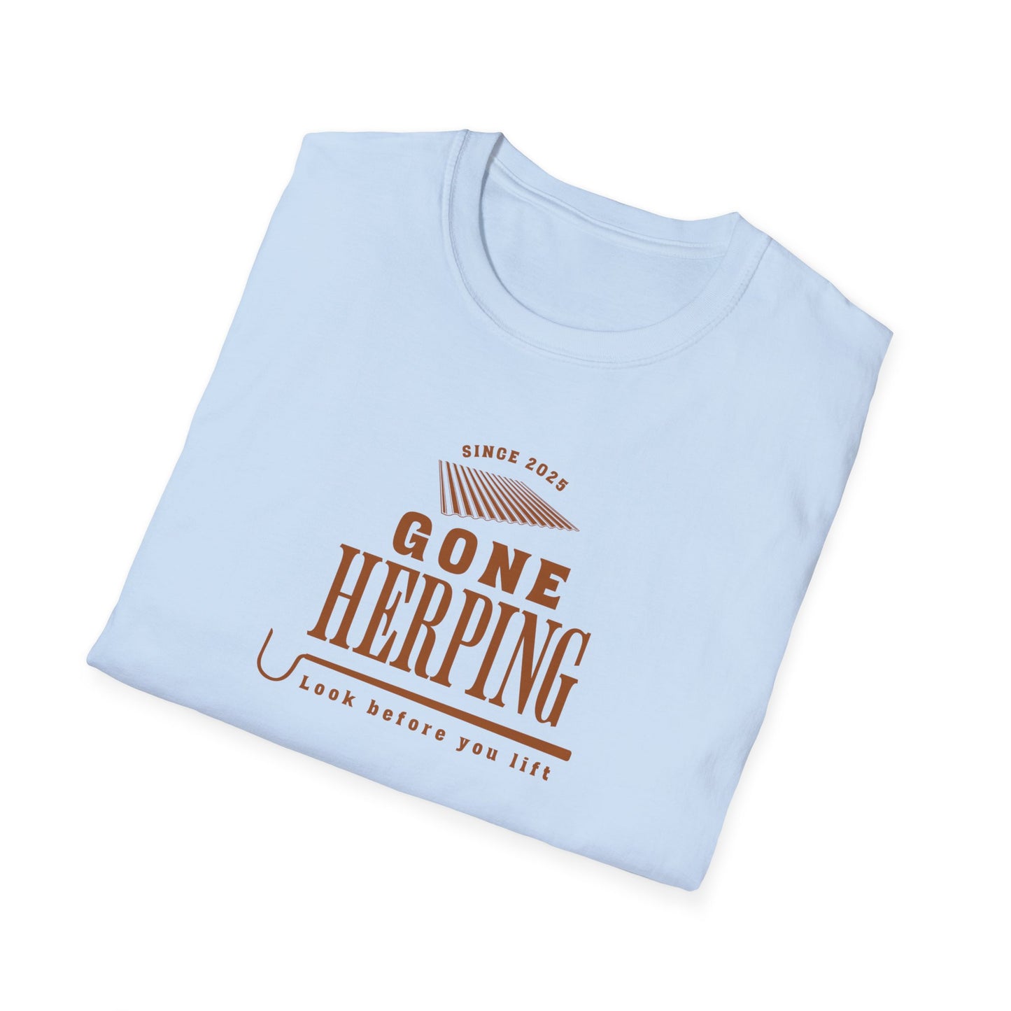 Gone Herping T-Shirt, Look Before You Lift Shirt, Field Herping Tee, Reptile Lover Gift, Snake Lover Shirt, Wildlife Graphic Tee