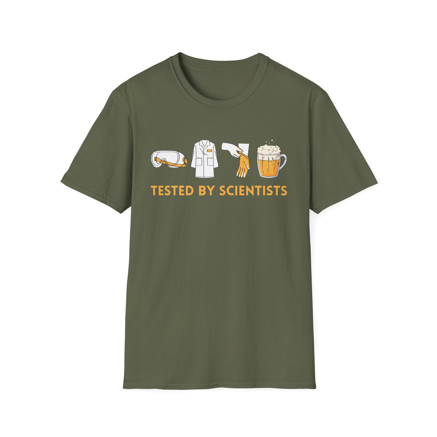 Tested by Scientists T-Shirt – Beer Funny Science Drinking Tee