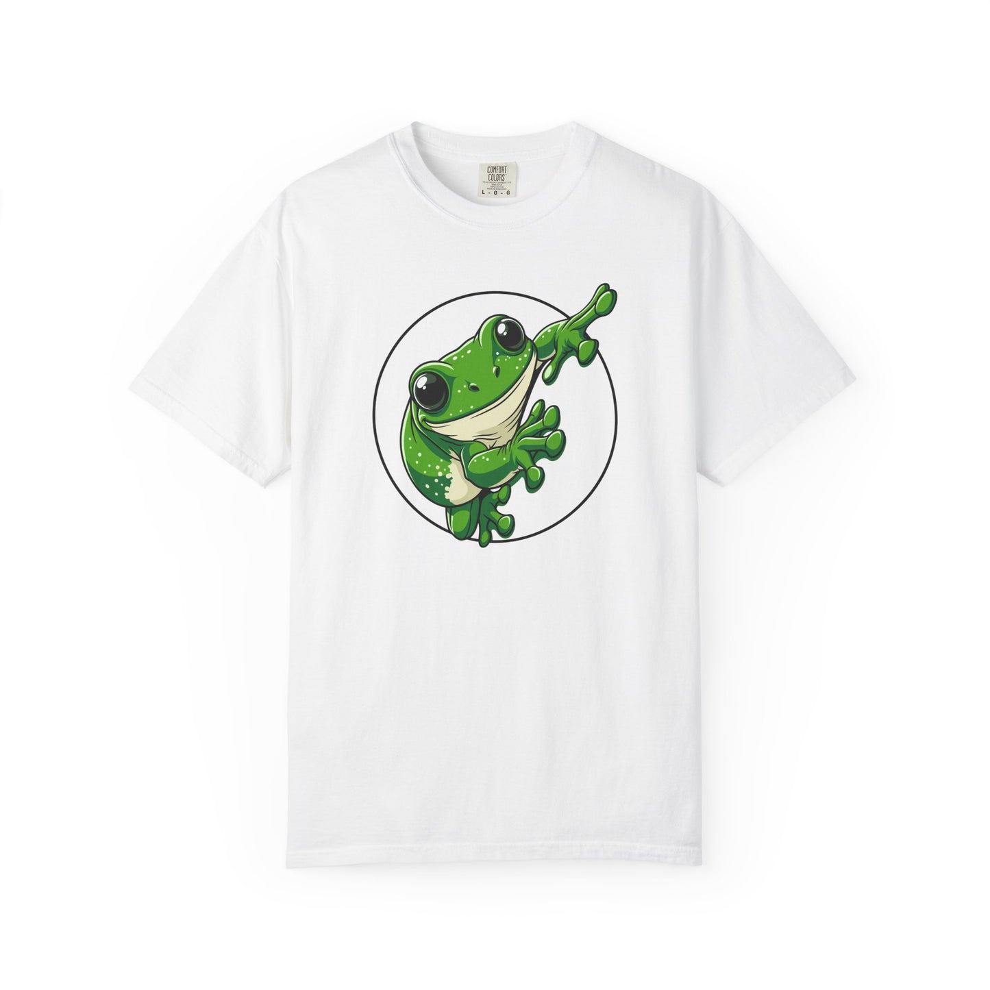 Green Tree Frog Shirt, Comfort Colors Frog Tee, Australian Frog T Shirt, Cute Amphibian Graphic Tee, Frog Lover Gift, Wildlife Shirt