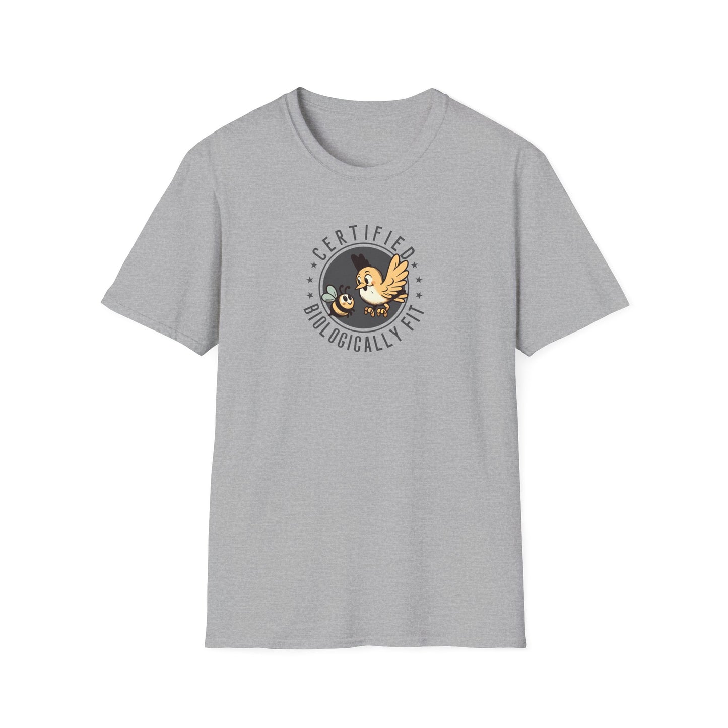 Certified Biologically Fit T-Shirt, Biology Pun Shirt, Science Teacher Tee, Evolution Humor Shirt, Cute Biology Graphic Tee, STEM Gift