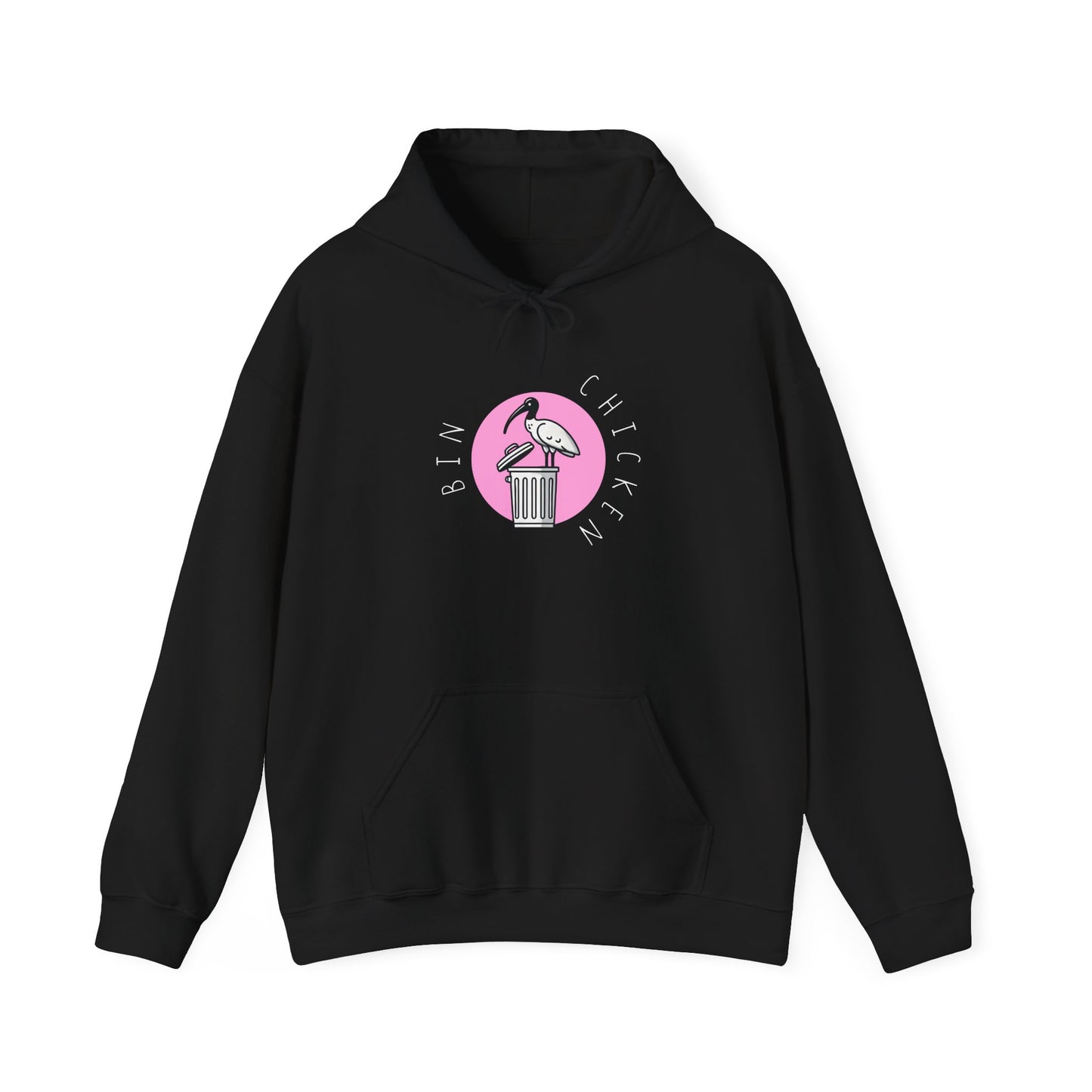 Bin Chicken Hoodie, White Ibis Hoodie, Australian Bird Hoodie, Funny Aussie Wildlife Hoodie, Bird Nerd Gift, Ibis Lover Sweatshirt, Australiana Hoodie