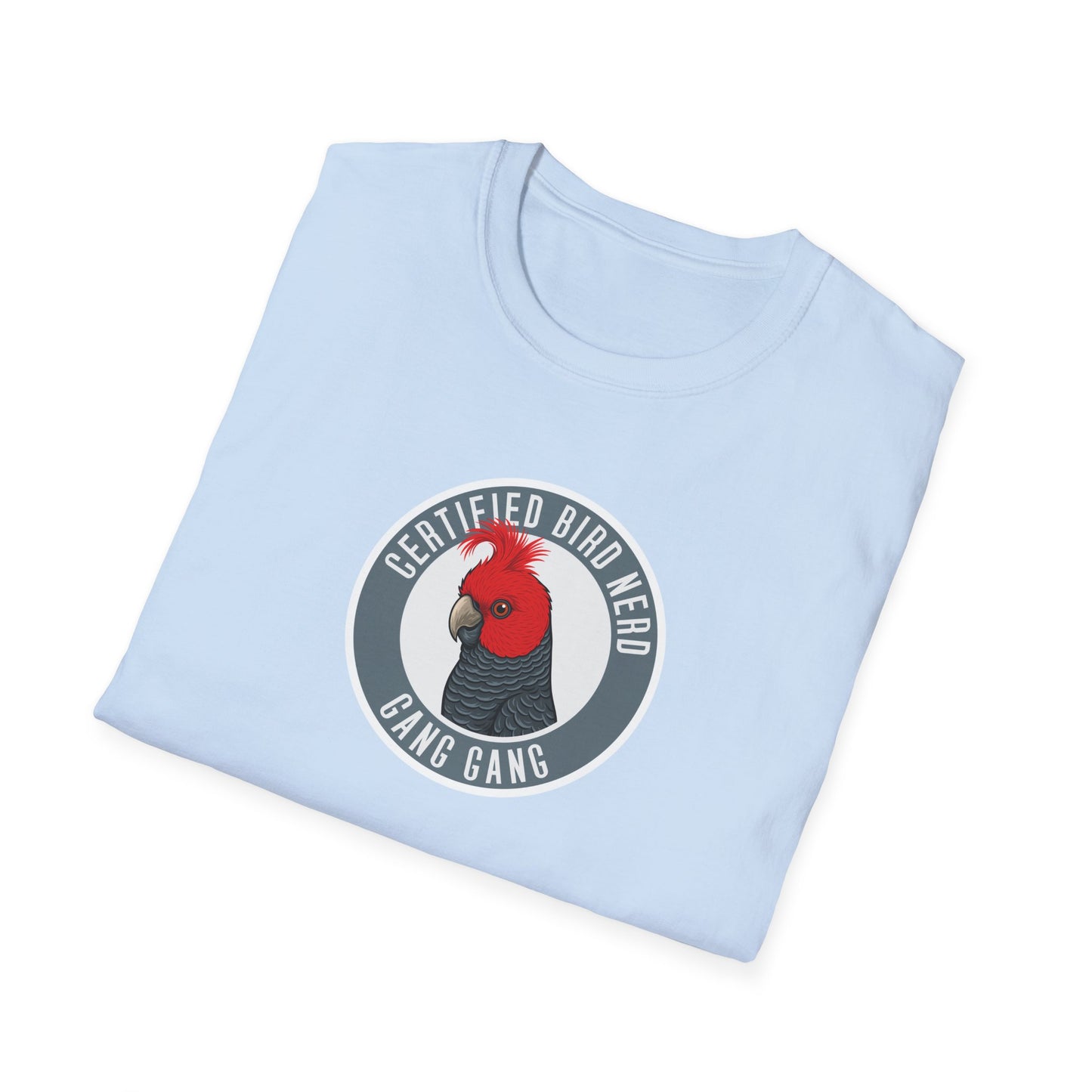 Gang Gang Cockatoo T-Shirt, Certified Bird Nerd Shirt, Australian Bird Tee, Birdwatching Gift, Wildlife Lover Tee, Cockatoo Shirt