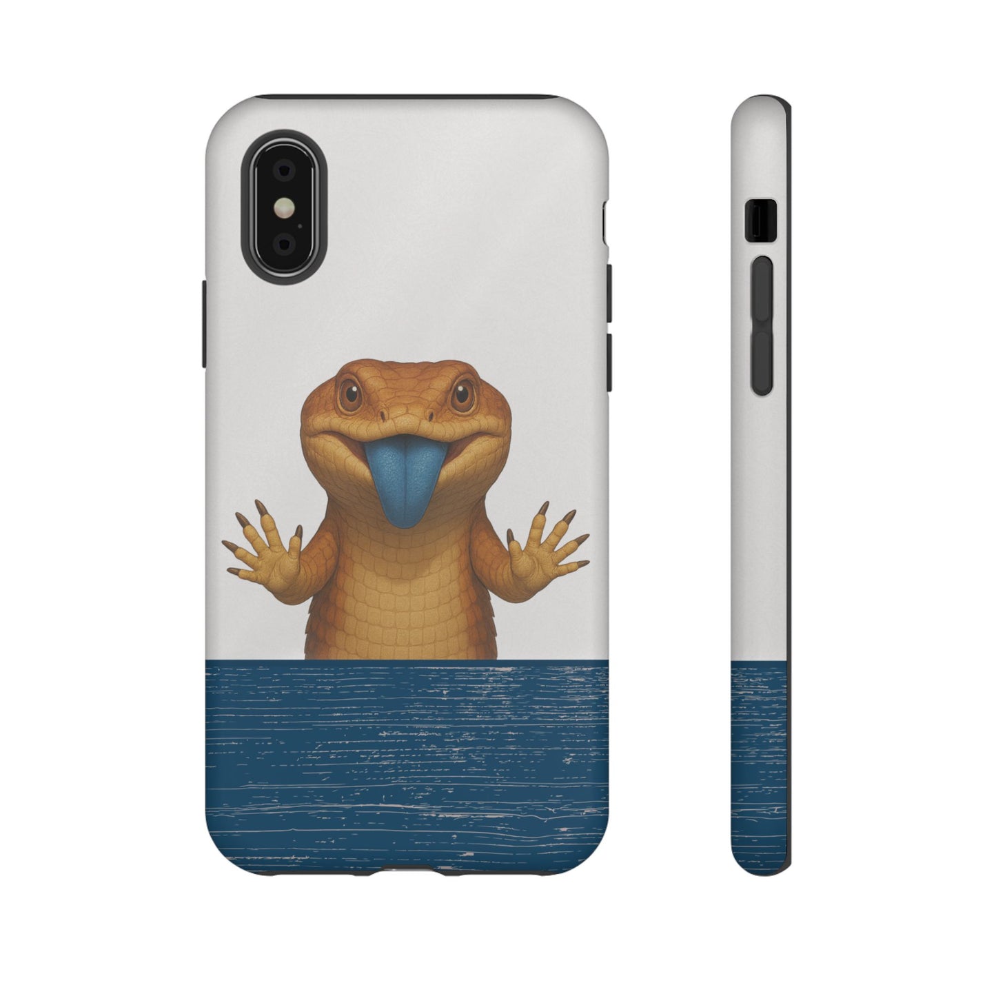 Blue-tongued Lizard iPhone Case – Glass Surfer Australian Wildlife Design