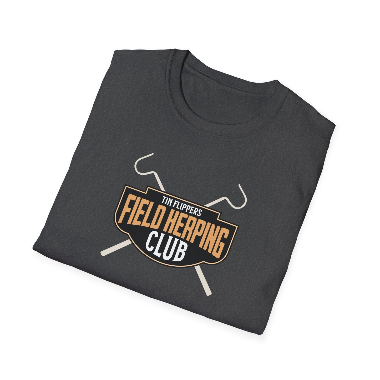 Field Herping Club T-Shirt, Tin Flippers Shirt, Reptile Lover Tee, Snake Hook Graphic Shirt, Herper Gift, Wildlife Club Tee