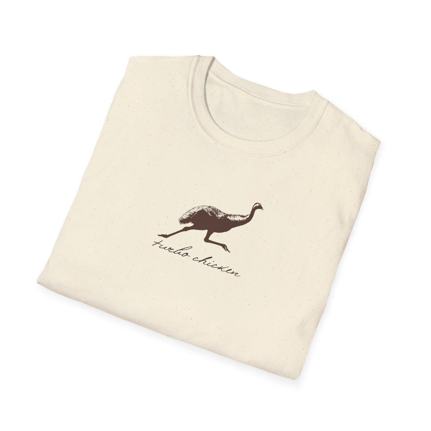 Emu T-Shirt Turbo Chicken Tee, Funny Australian Bird Shirt, Aussie Wildlife T-Shirt, Minimalist Emu Shirt, Bird Nerd Gift