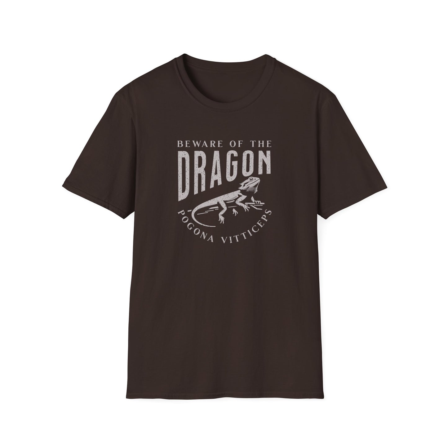 Beware Of The Dragon T-Shirt, Bearded Dragon Shirt, Reptile Lover Tee, Lizard Mom Dad Gift, Pogona Vitticeps Graphic Tee