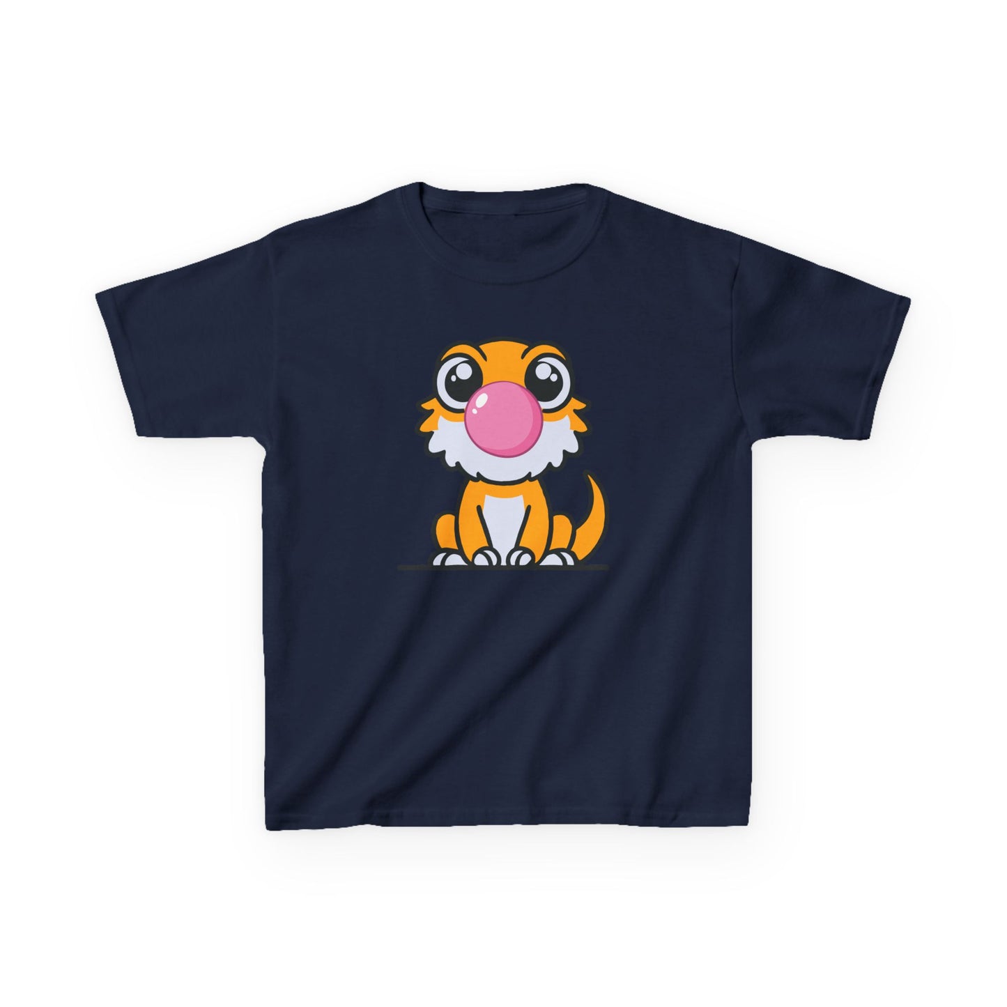 Kids Bearded Dragon T-Shirt – Blowing Bubble Gum Cute Reptile Lover Tee