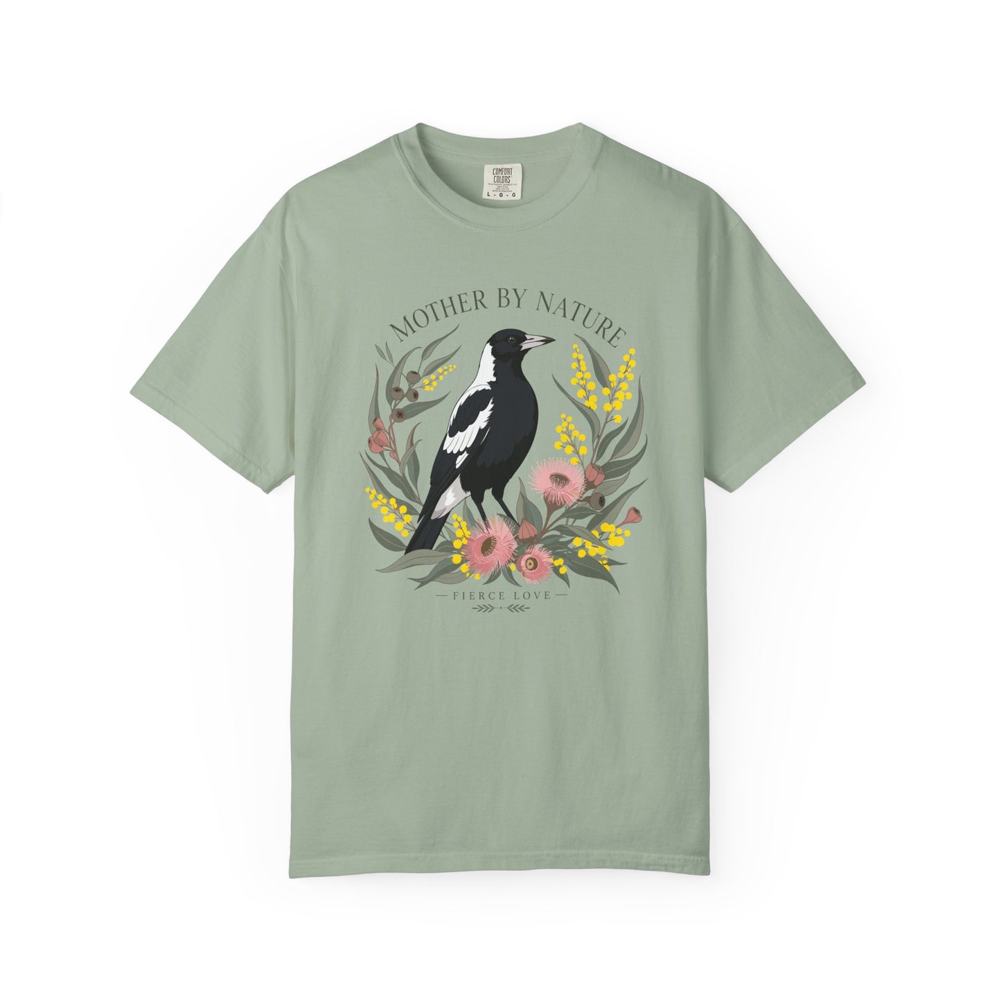 Mother By Nature Magpie Shirt, Comfort Colors Mothers Day Tee, Australian Magpie Shirt, Fierce Love Bird Shirt, Wildlife Mum Gift