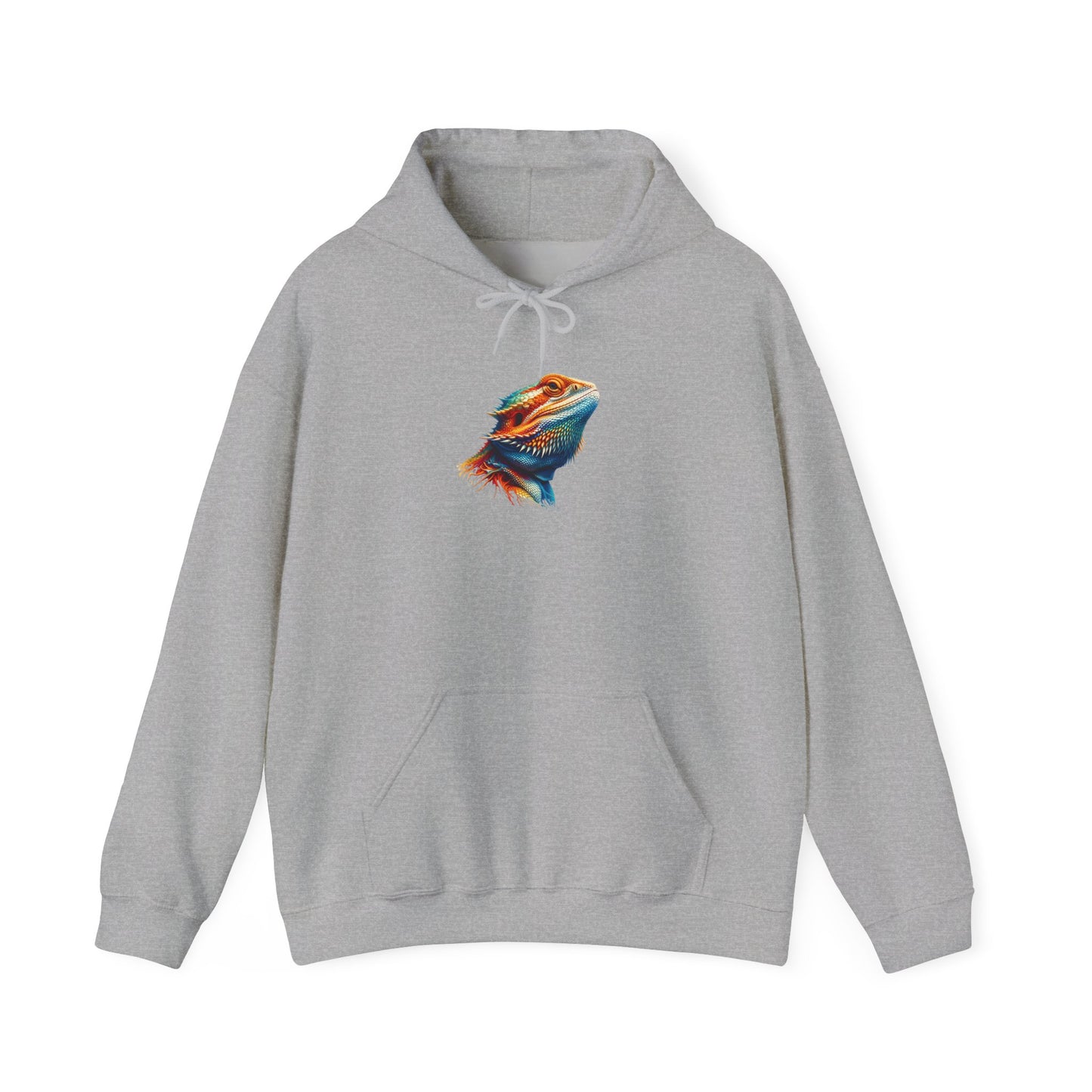 Bearded Dragon Hoodie, Colourful Reptile Hoodie, Lizard Lover Gift, Beardie Hoodie, Herpetology Sweatshirt, Reptile Keeper Gift, Dragon Lizard Hoodie