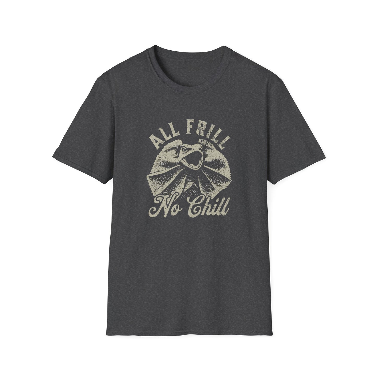 Frill-necked Lizard T-Shirt – All Frill, No Chill Funny Australian Wildlife Tee