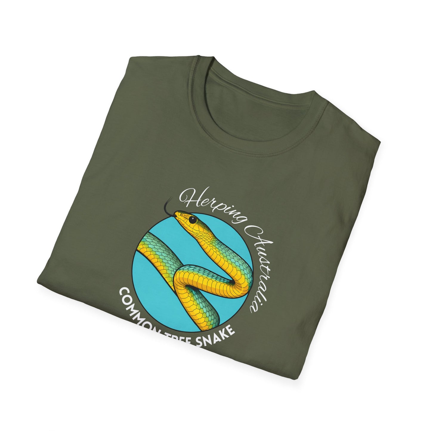 Common Tree Snake T-Shirt, Herping Australia Shirt, Australian Snake Tee, Reptile Lover Gift, Tree Snake Shirt, Wildlife Graphic Tee