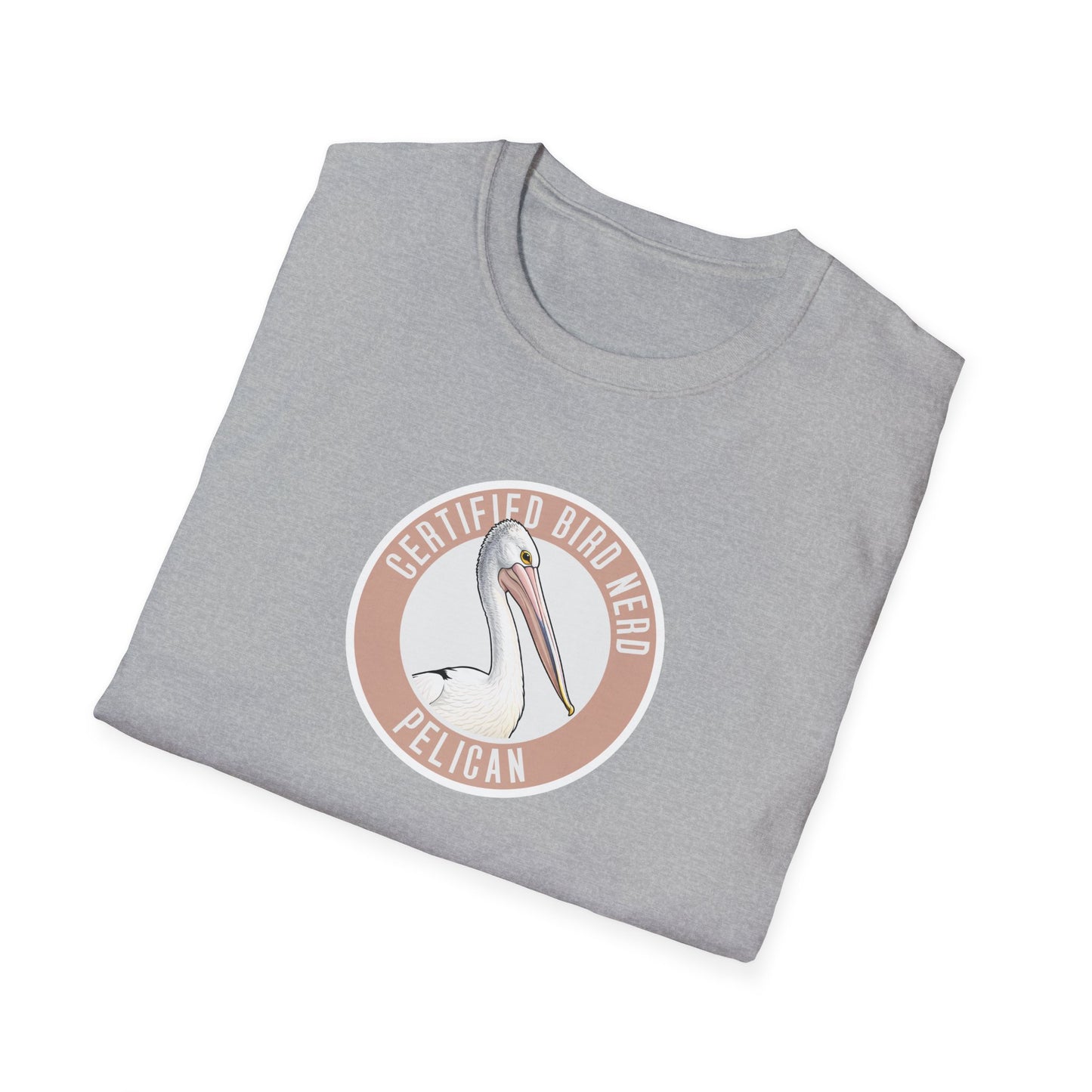 Pelican T-Shirt, Certified Bird Nerd Shirt, Australian Bird Tee, Birdwatching Gift, Wildlife Lover Tee, Coastal Bird Graphic Tee