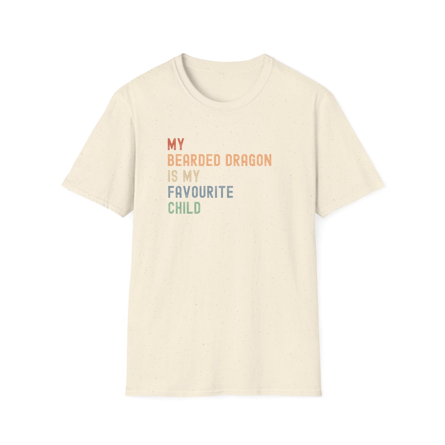 My Bearded Dragon Is My Favourite Child T-Shirt, Funny Beardie Shirt, Reptile Lover Gift, Bearded Dragon Tee, Lizard Owner Shirt